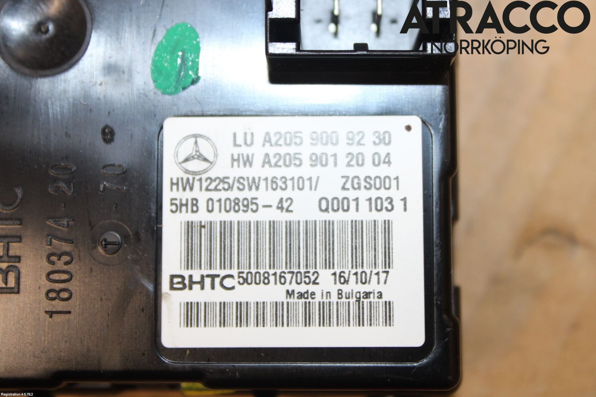 Mercedes-Benz MB C-KLASS (W205) 14-21 Styrenhet Övrigt
