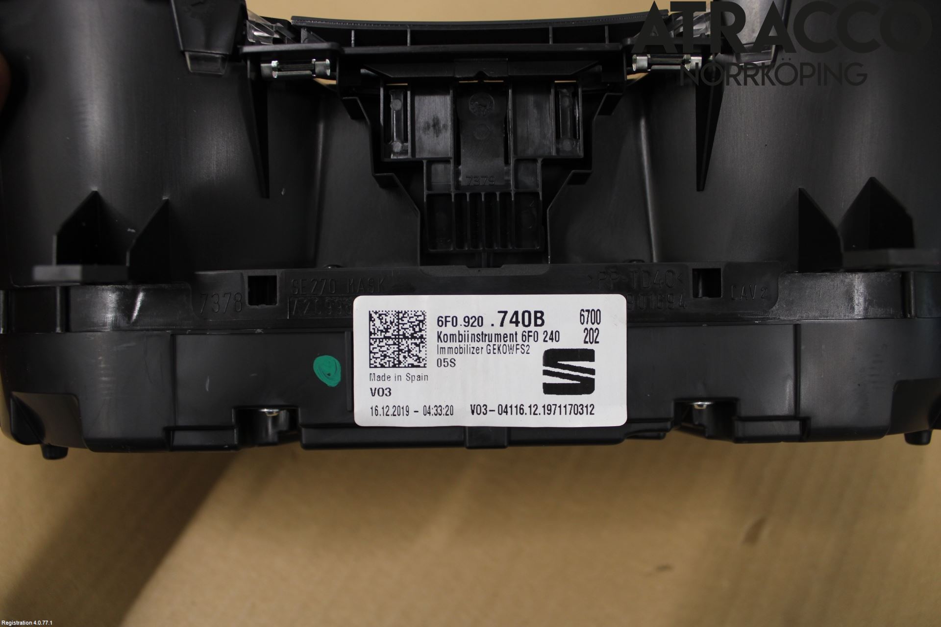 Seat IBIZA V 17-20 Instrument Komb