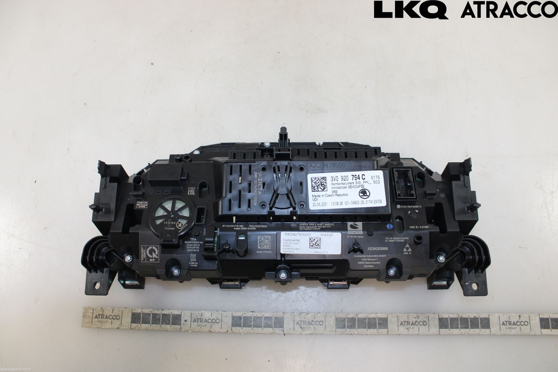 Skoda SUPERB 16-24 Instrument Komb