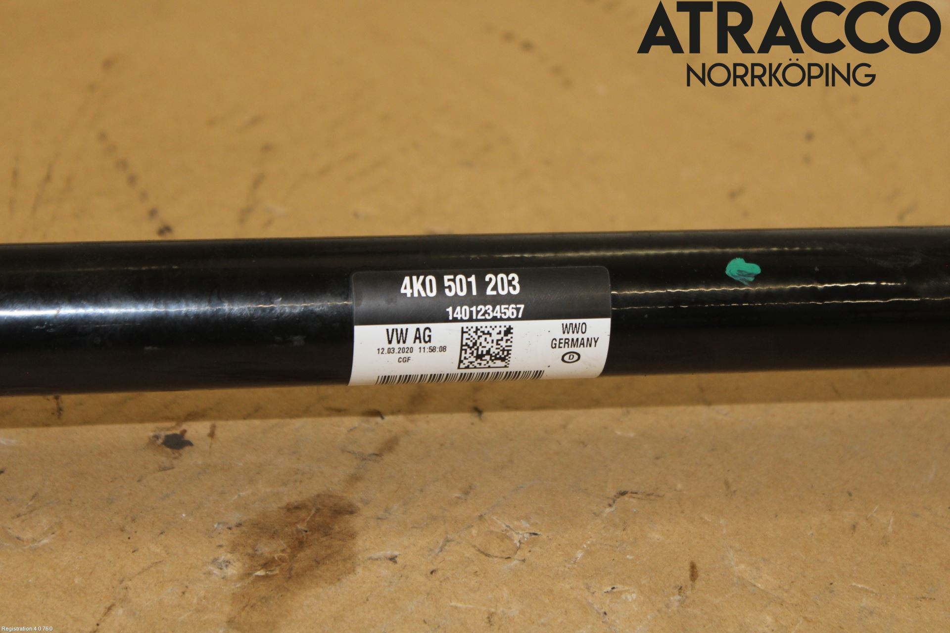 Audi A6 F2/C8 19- Drivaxel Bak Vänster