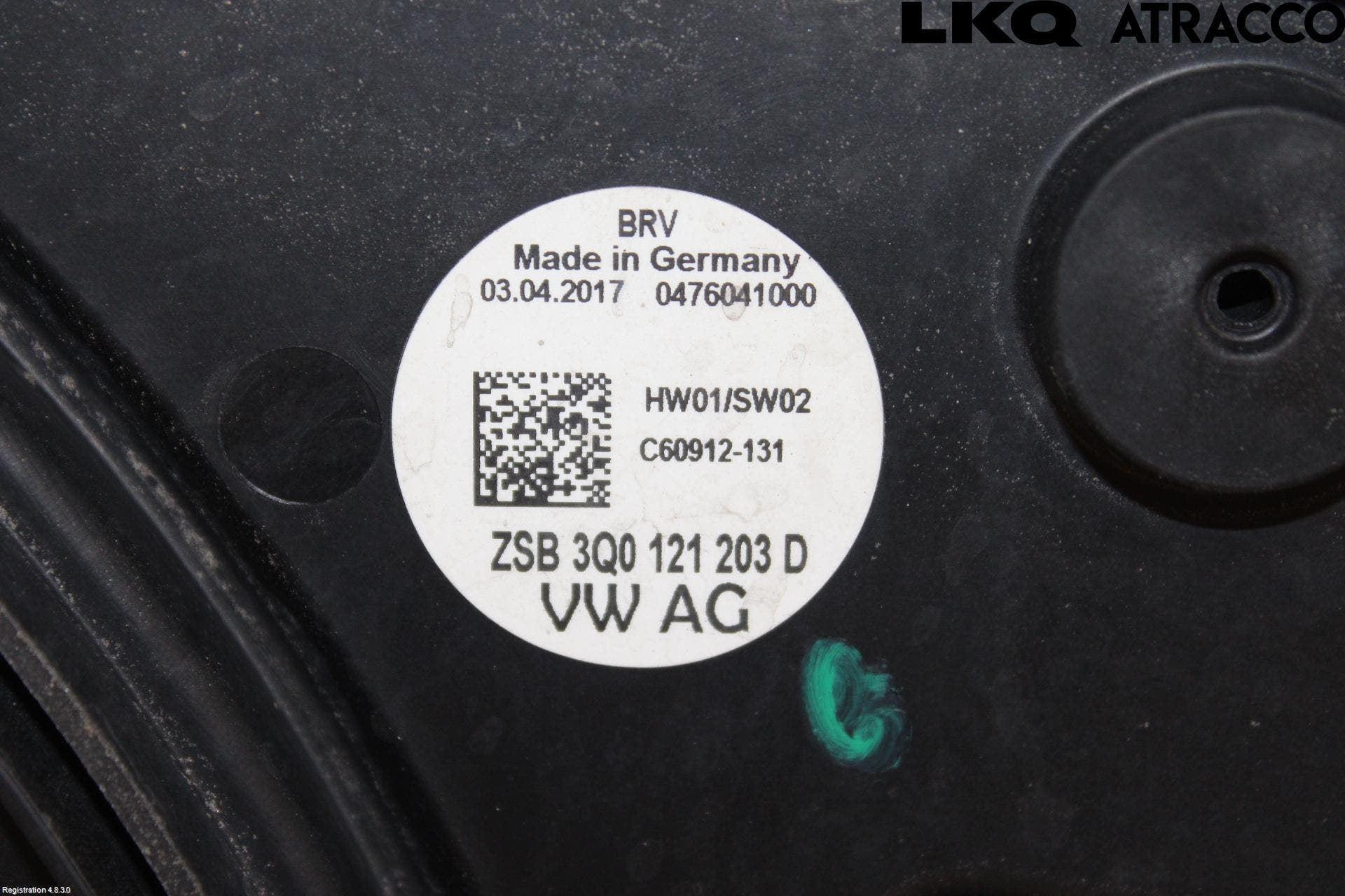 Volkswagen VW TIGUAN 16-24 Kylfläkt El