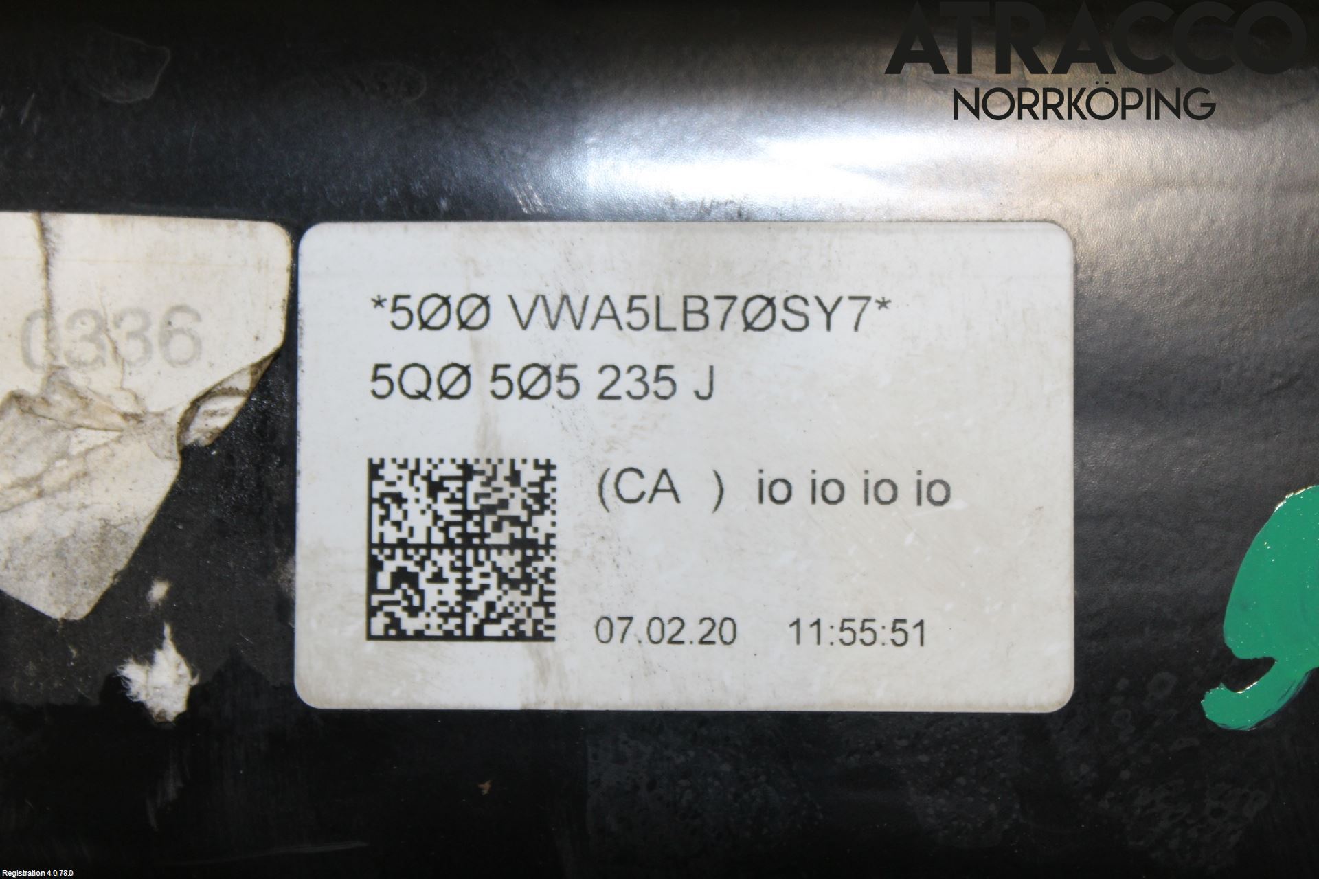 Volkswagen VW GOLF / E-GOLF VII 13-20 Bakaxelbalk