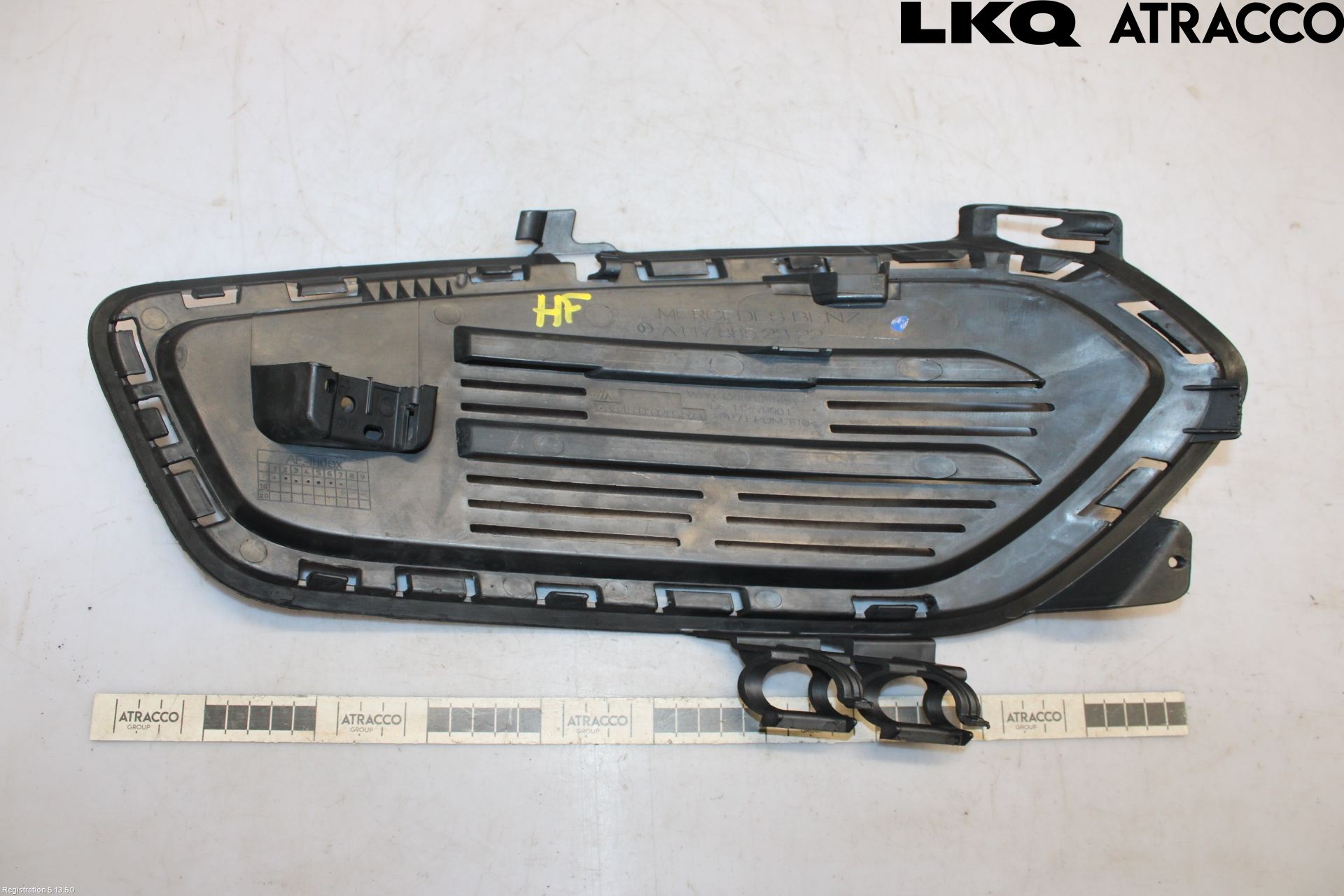 Mercedes-Benz MB B-KLASS (W246/W242) 12-19 Grilldel Höger