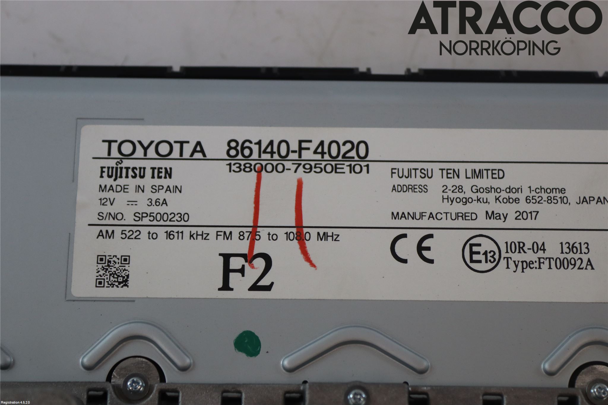 Toyota C-HR 16-23 Cd Radio - Multimediapanel