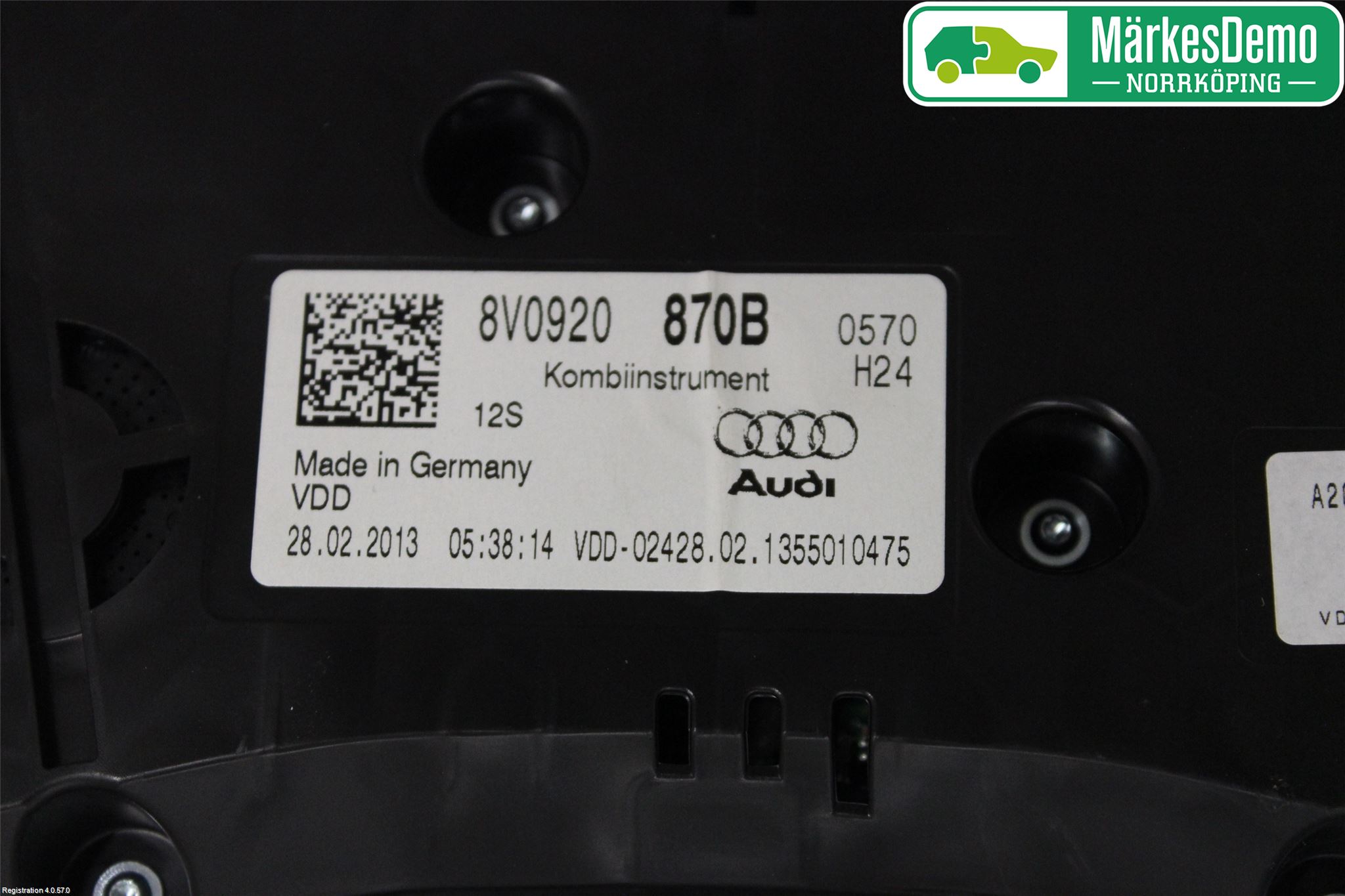 Audi A3/S3 8V 13-20 Instrument Komb