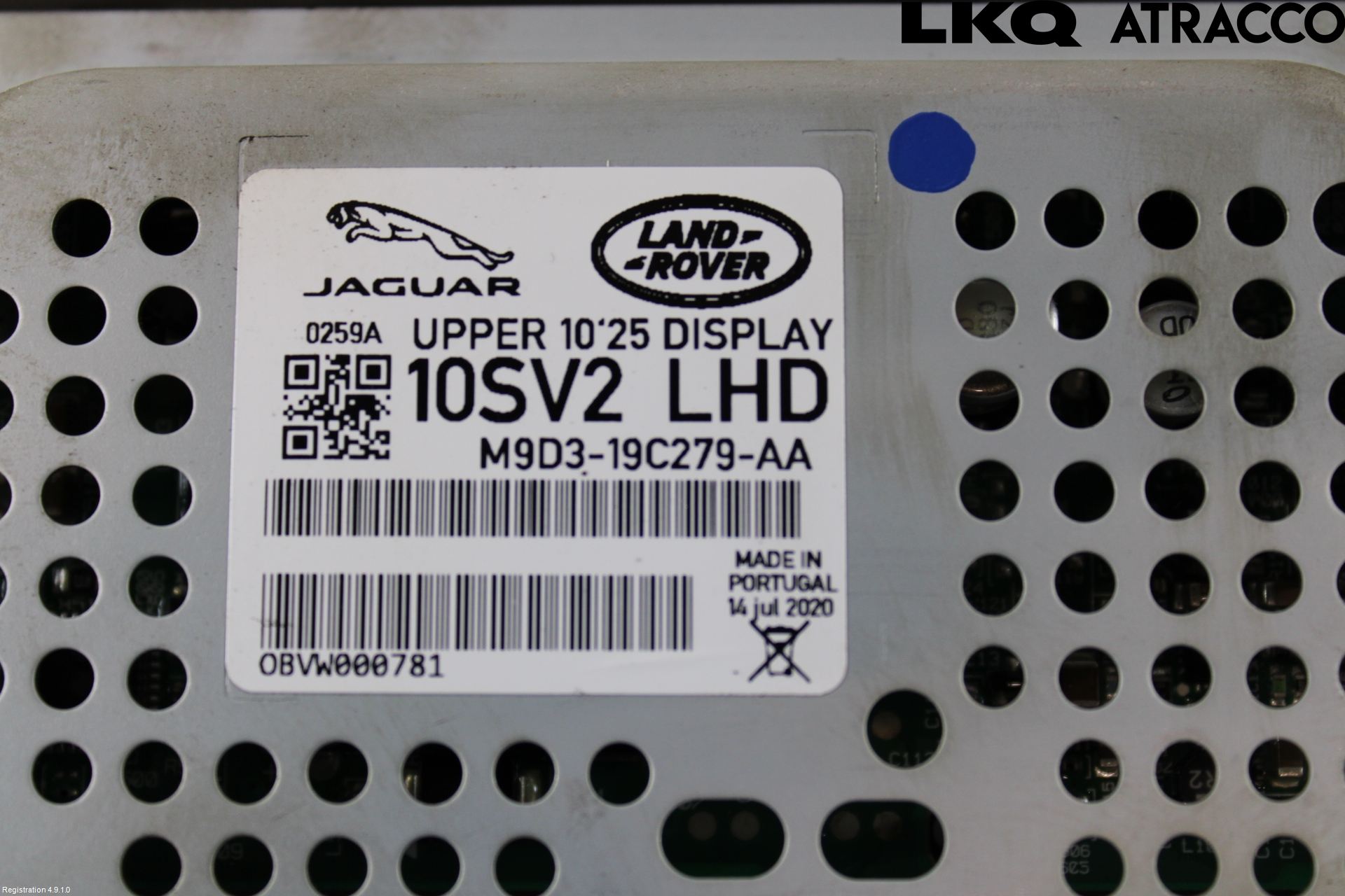 Jaguar I-PACE 18- Bildskärm