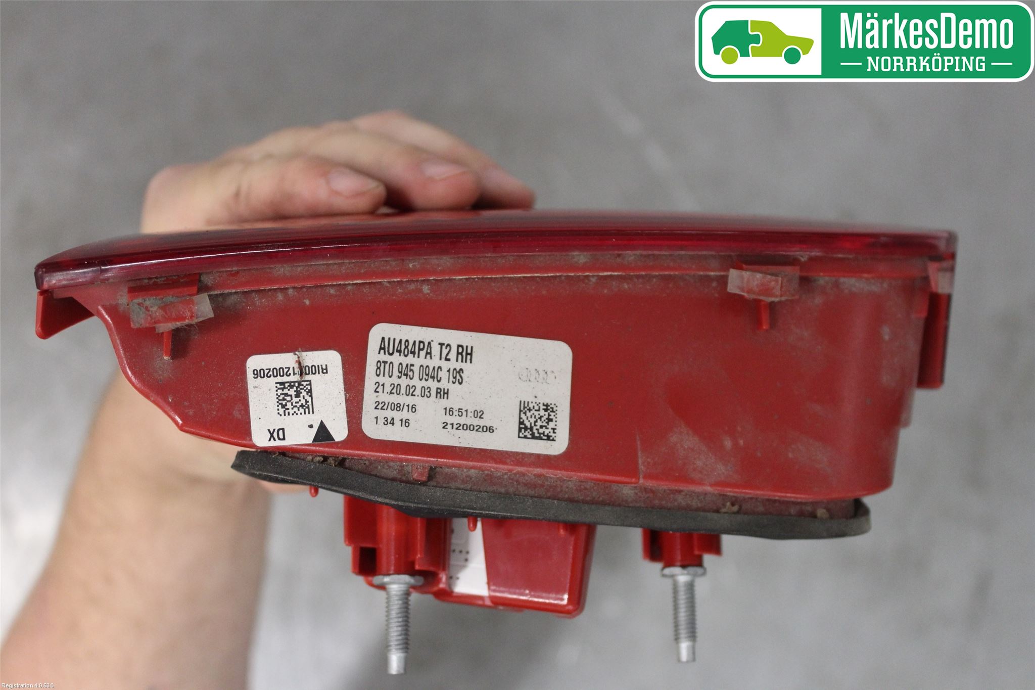 Audi A5 07-16 Bakljus Lucka Hö