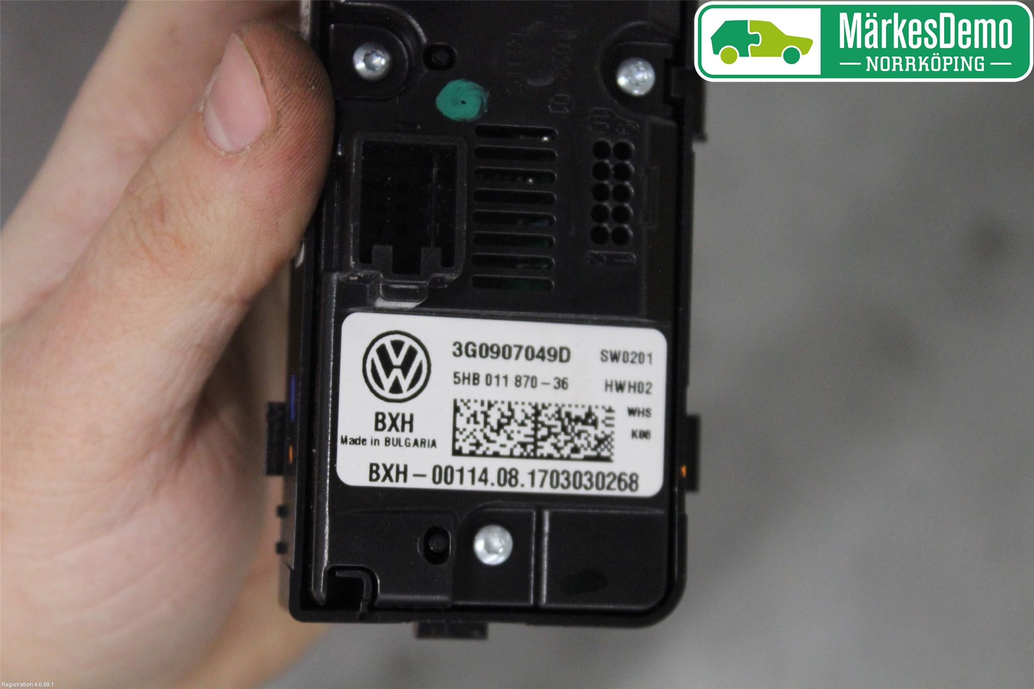 Volkswagen VW PASSAT 15-19 Värmereglage