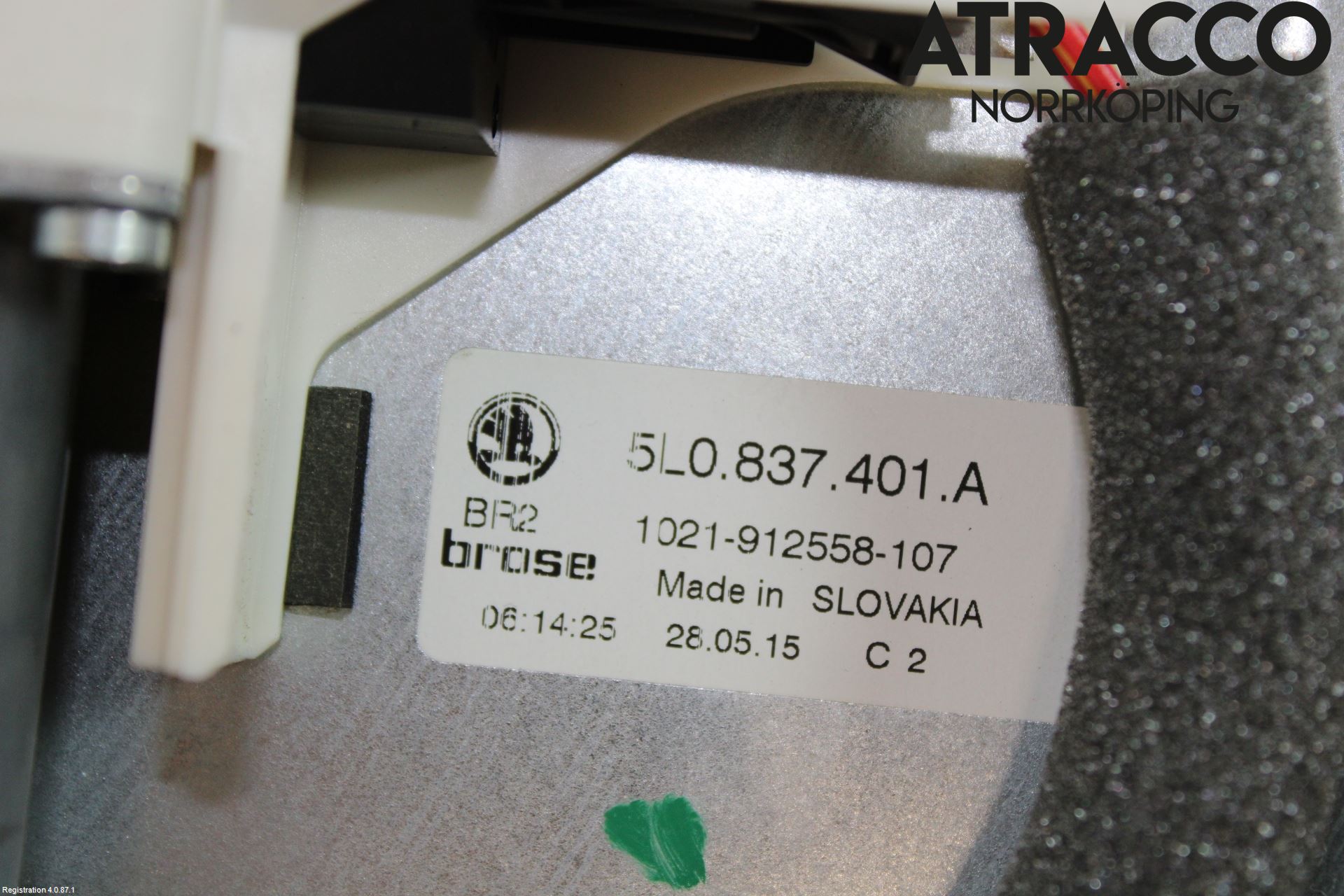 Skoda YETI Fönsterhiss El Kompl