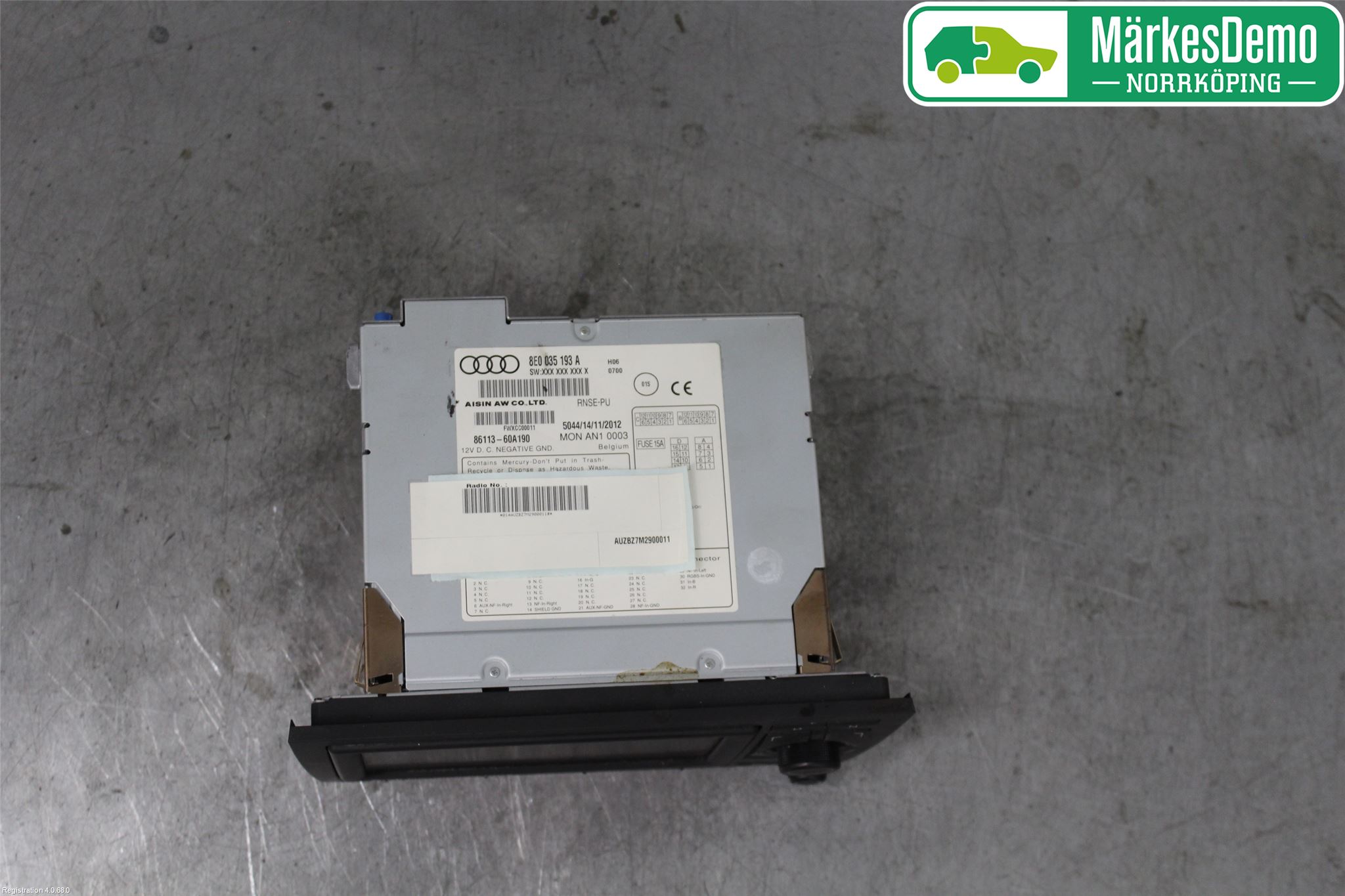 Audi A4/S4 05-07 Cd Radio - Multimediapanel