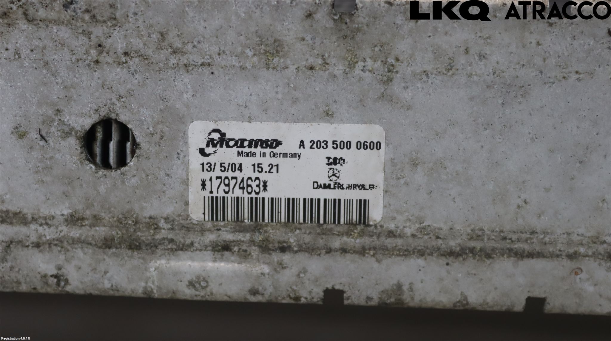 Mercedes-Benz MB CLK (C209) 02-09 Laddluft-Intercooler Kyl