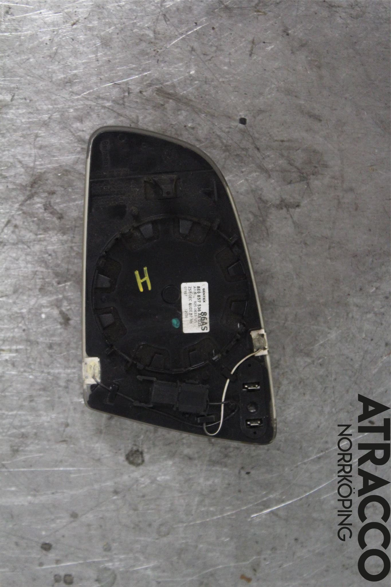 Audi A6/S6 05-11 Spegelglas Hö