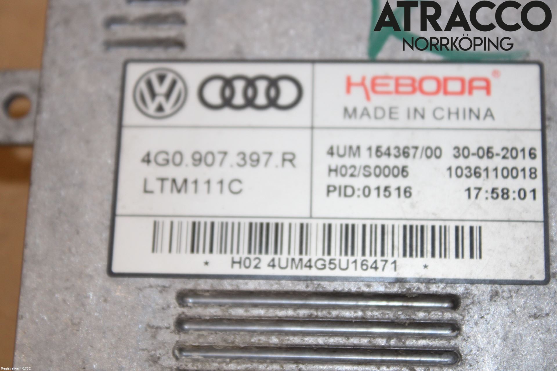 Audi A6/S6 4G 11-18 Styrenhet Strålkastare