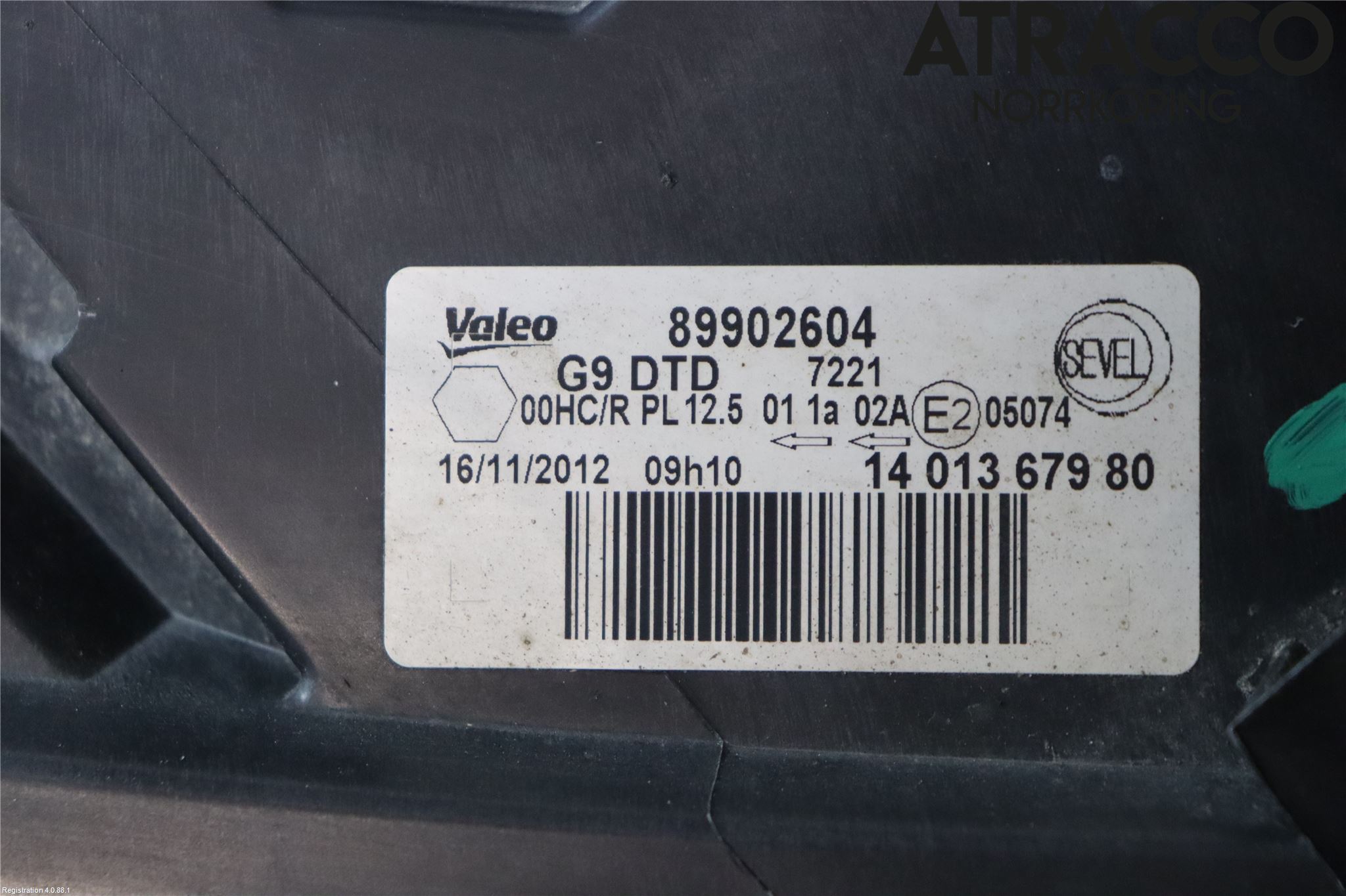 Peugeot EXPERT 07-14 Strålkastare Höger