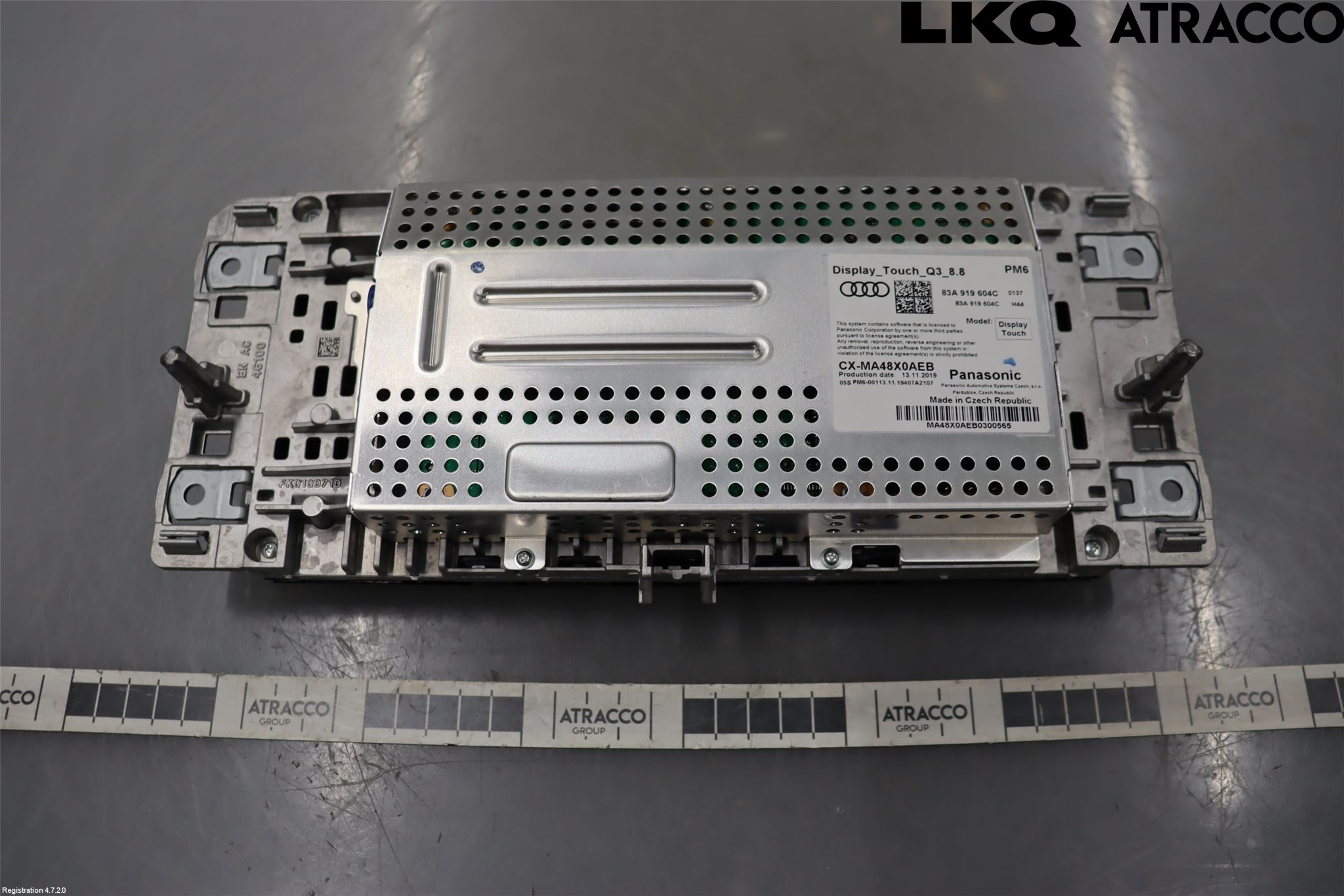 Audi Q3 F3 19- Bildskärm