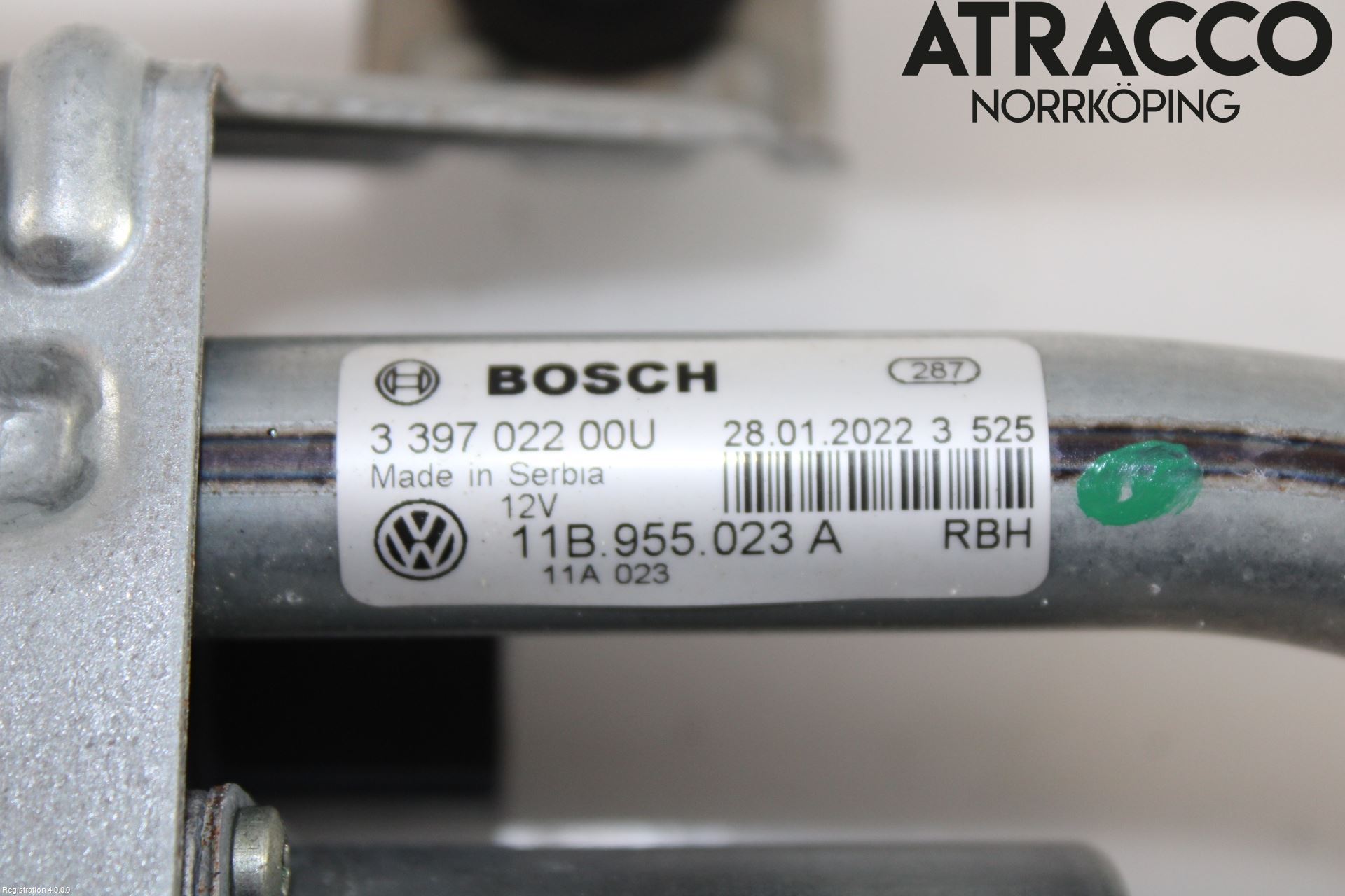 Volkswagen VW ID.4 21- Torkarmekanism Vindruta