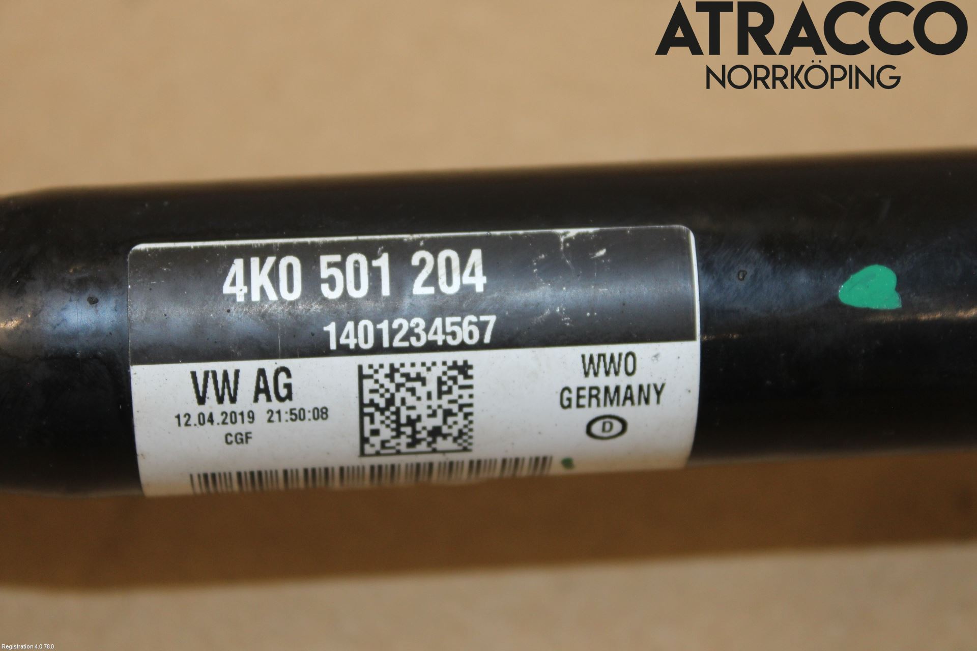 Audi A6 F2/C8 19- Drivaxel Bak Höger