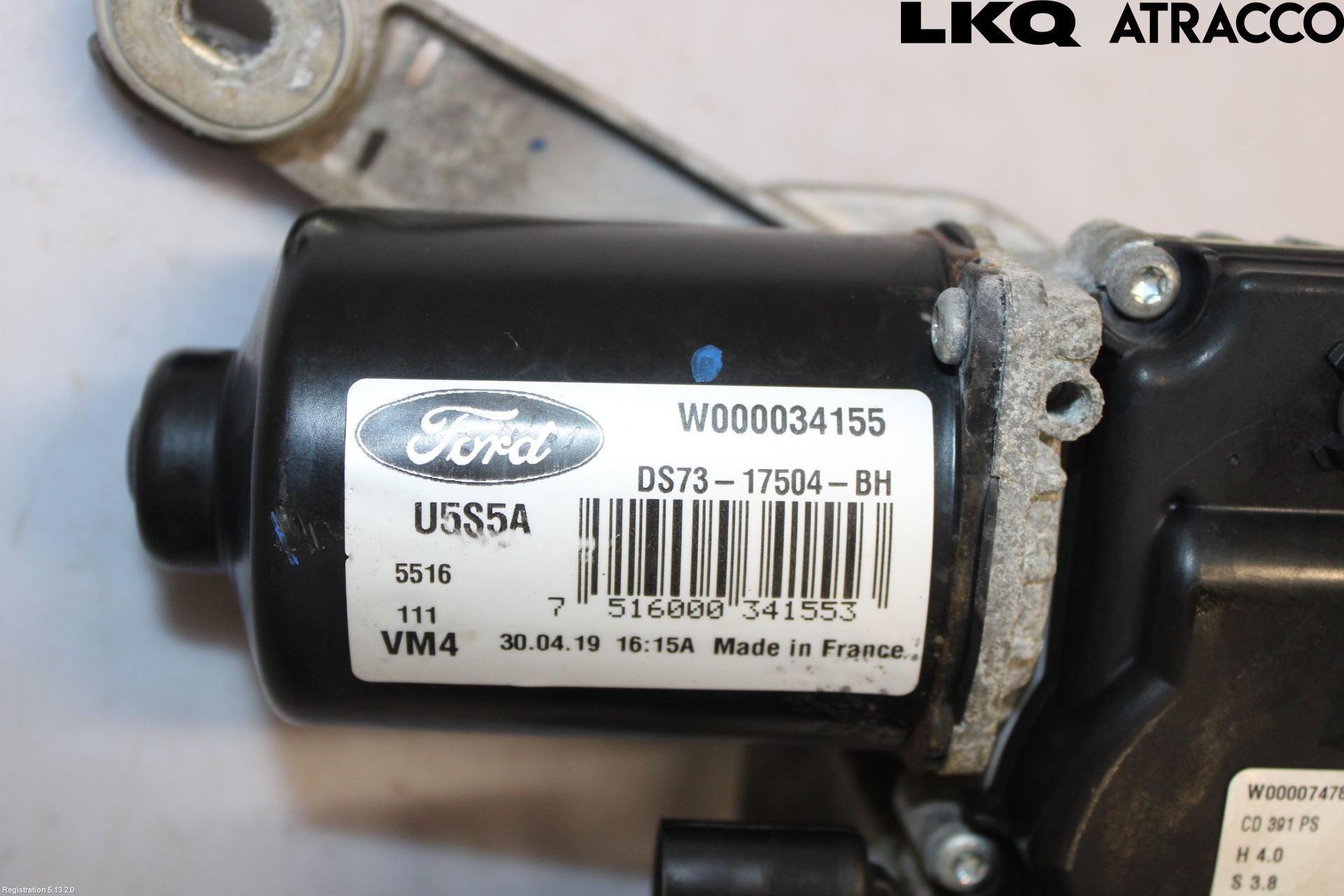 Ford MONDEO 15-22 Torkarmotor Vindruta