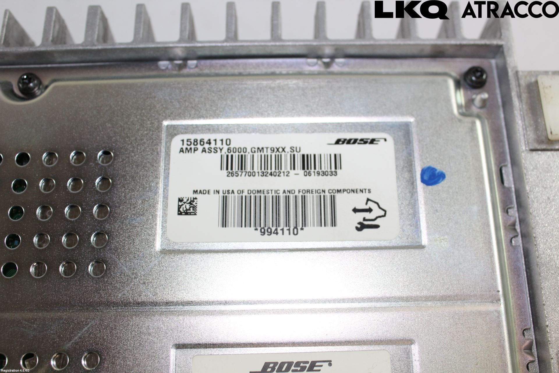 Cadillac ESCALADE Radio-Stereo Förstärkare