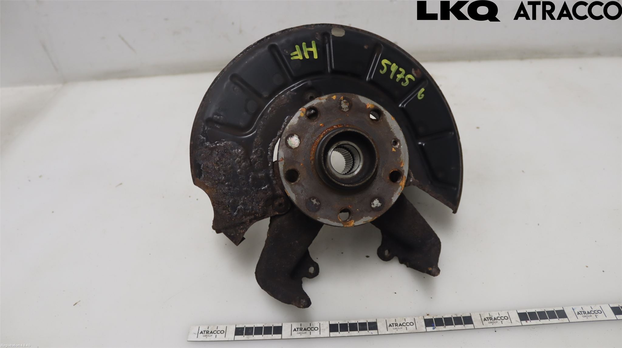Volkswagen VW GOLF V 04-09 Styrspindel Lagerhus Hö