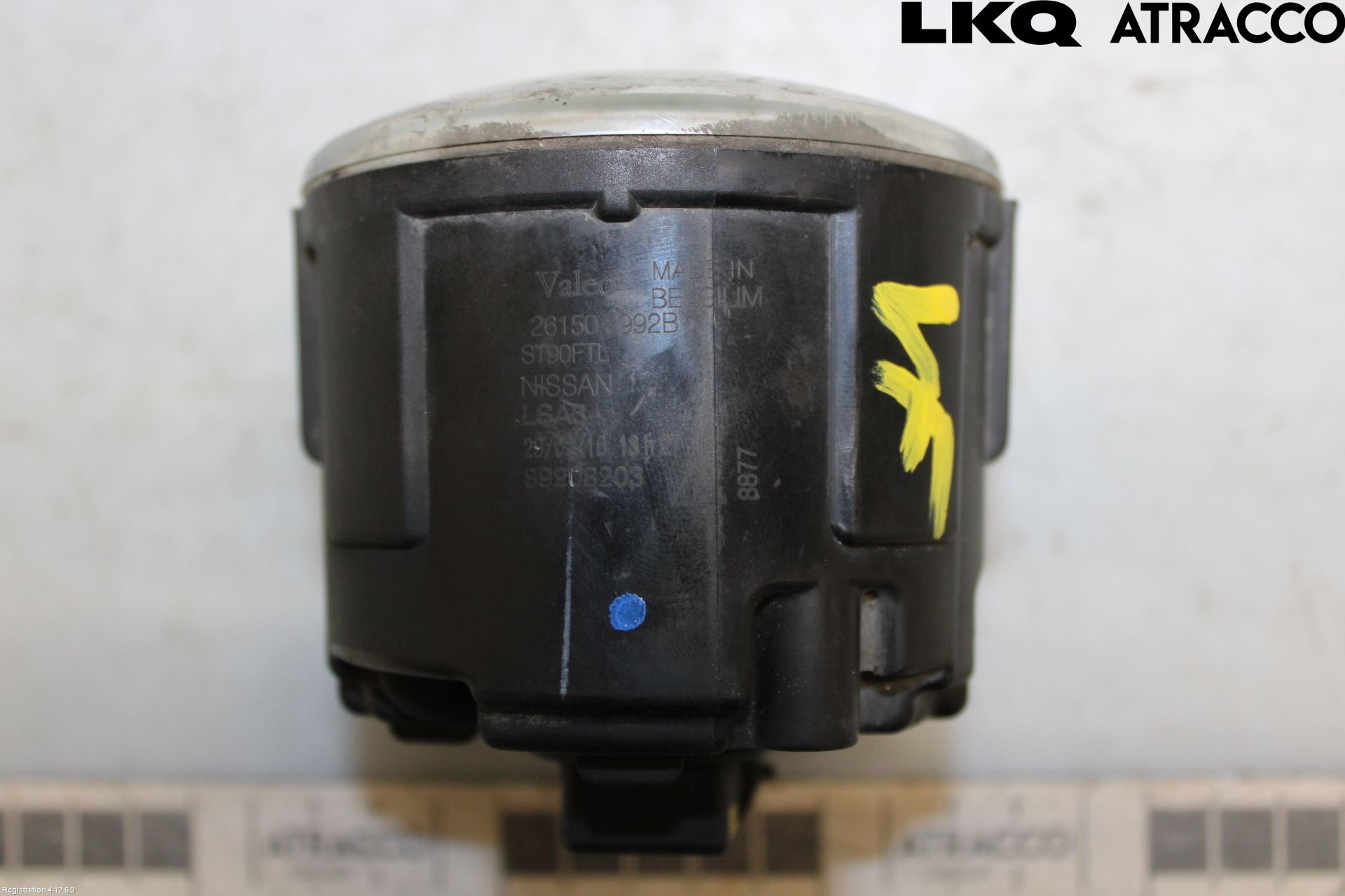 Nissan QASHQAI 14-17 Dimljus-Varselljus Fram