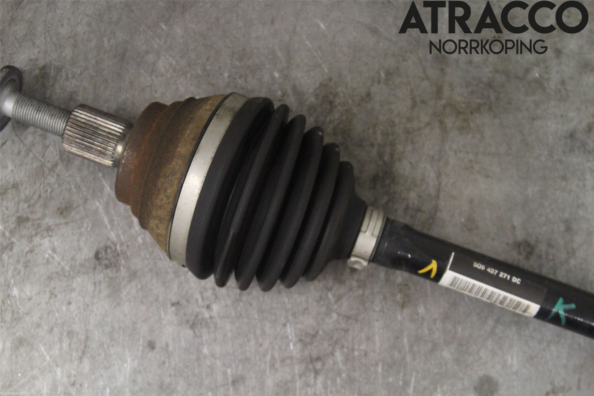 Volkswagen VW GOLF / E-GOLF VII 13-20 Drivaxel Fram Vänster