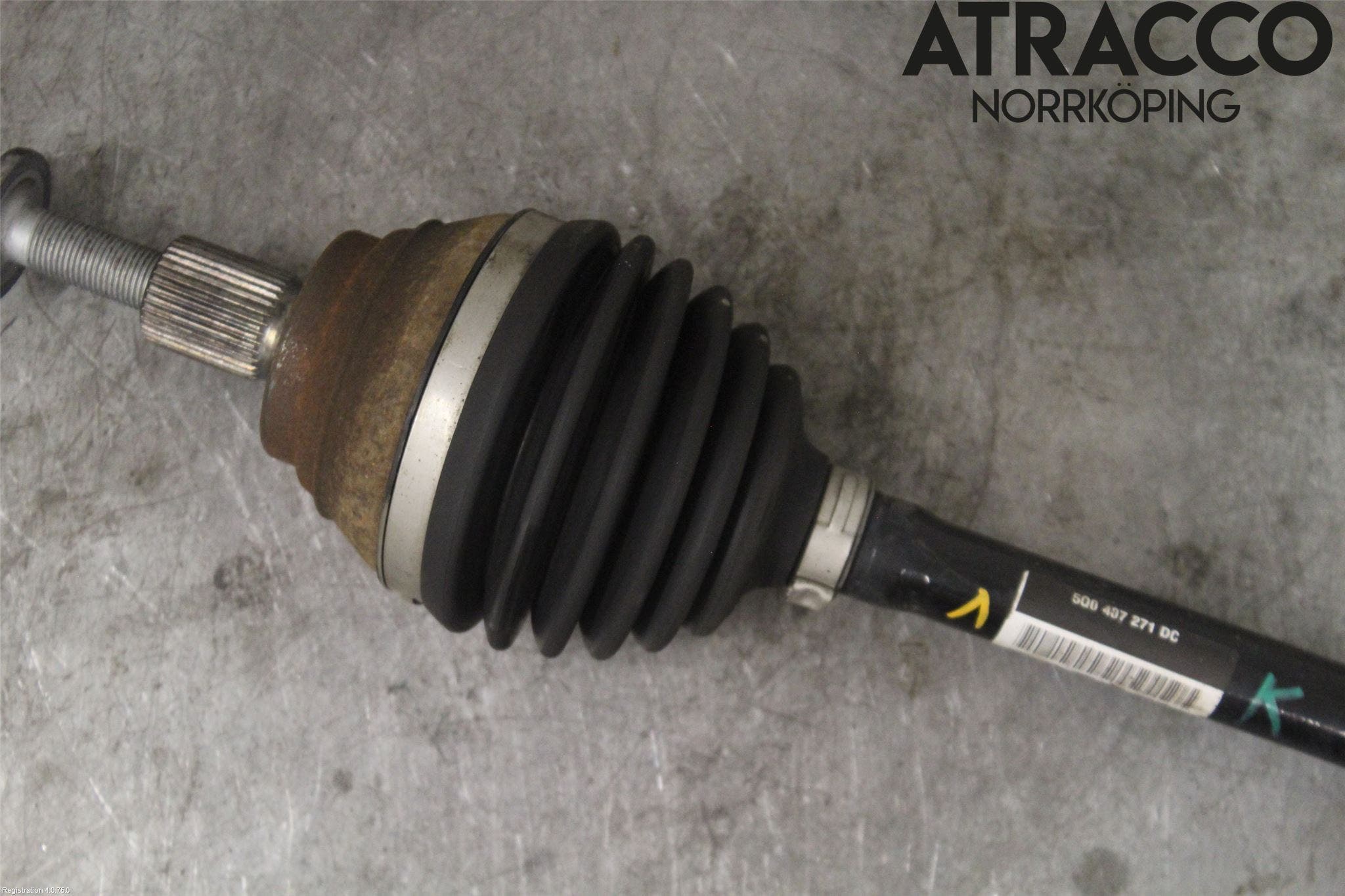 Volkswagen VW GOLF / E-GOLF VII 13-20 Drivaxel Fram Vänster