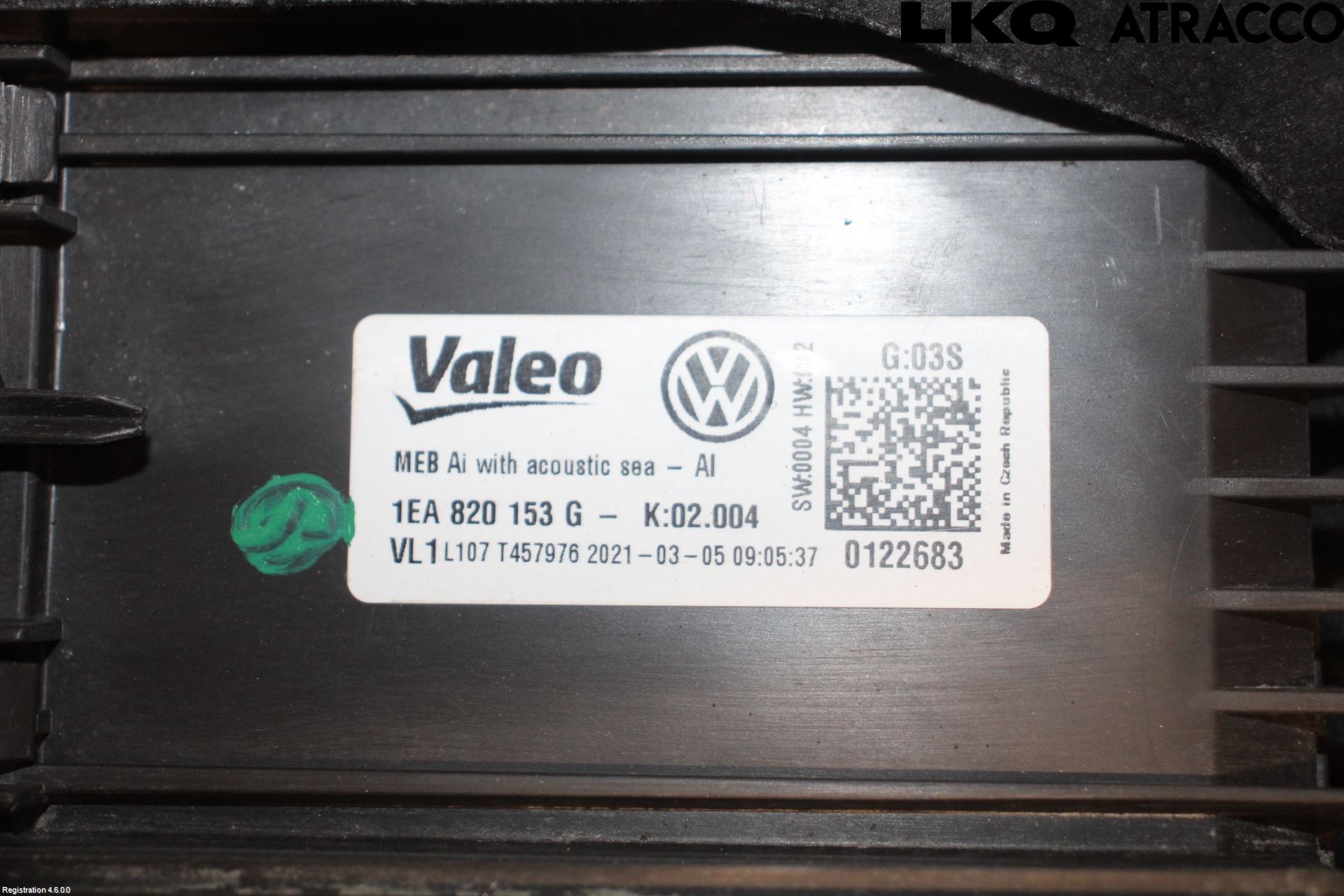 Volkswagen VW ID.4 21- Värme Cellpaket Komp