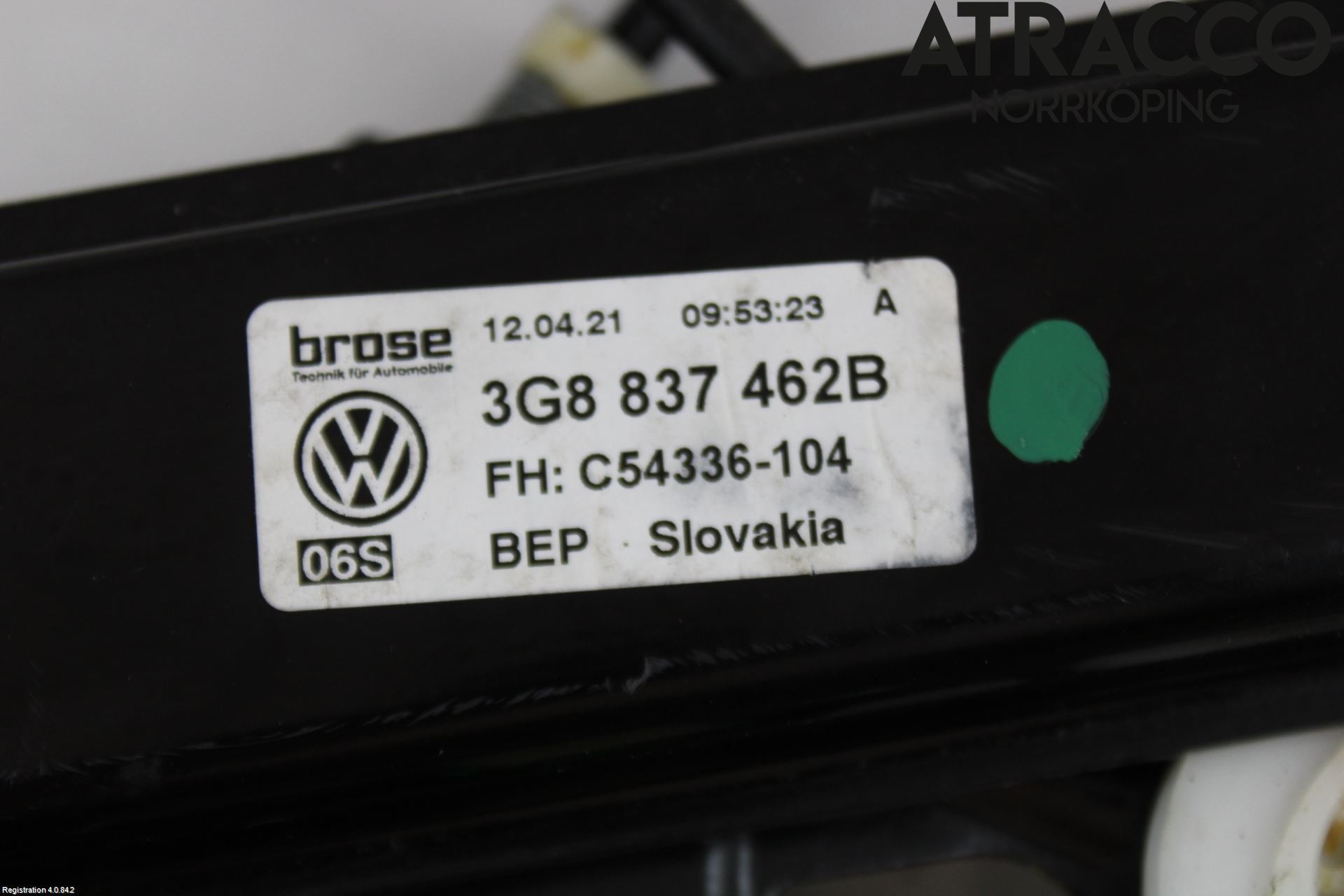 Volkswagen VW ARTEON 17- Fönsterhiss El Kompl