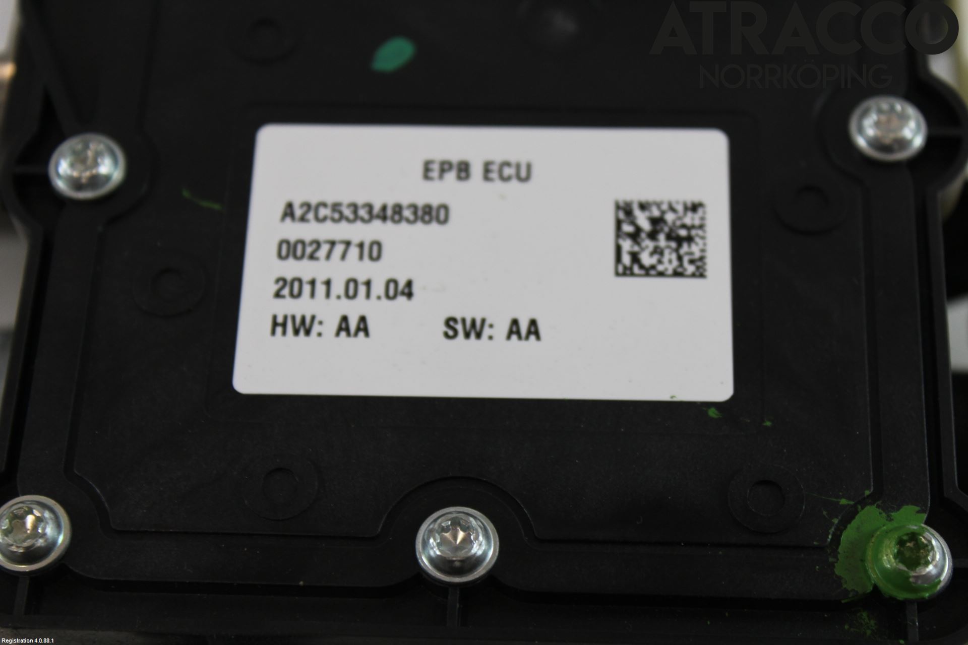 Citroen DS4 Parkeringsbroms Elmanövrerad