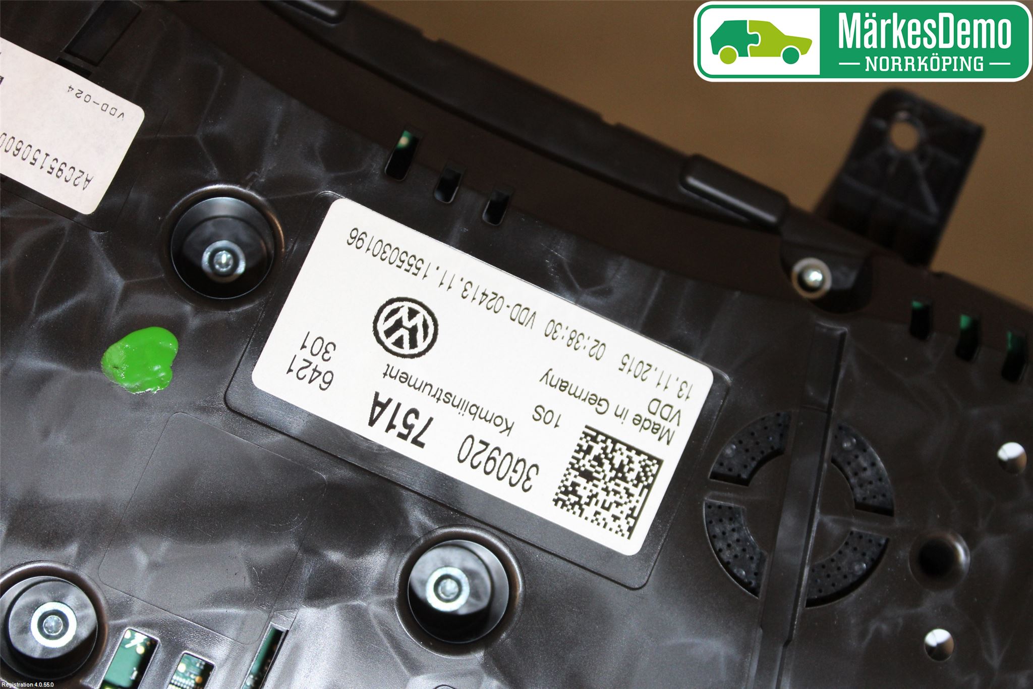 Volkswagen VW PASSAT 15-19 Instrument Komb