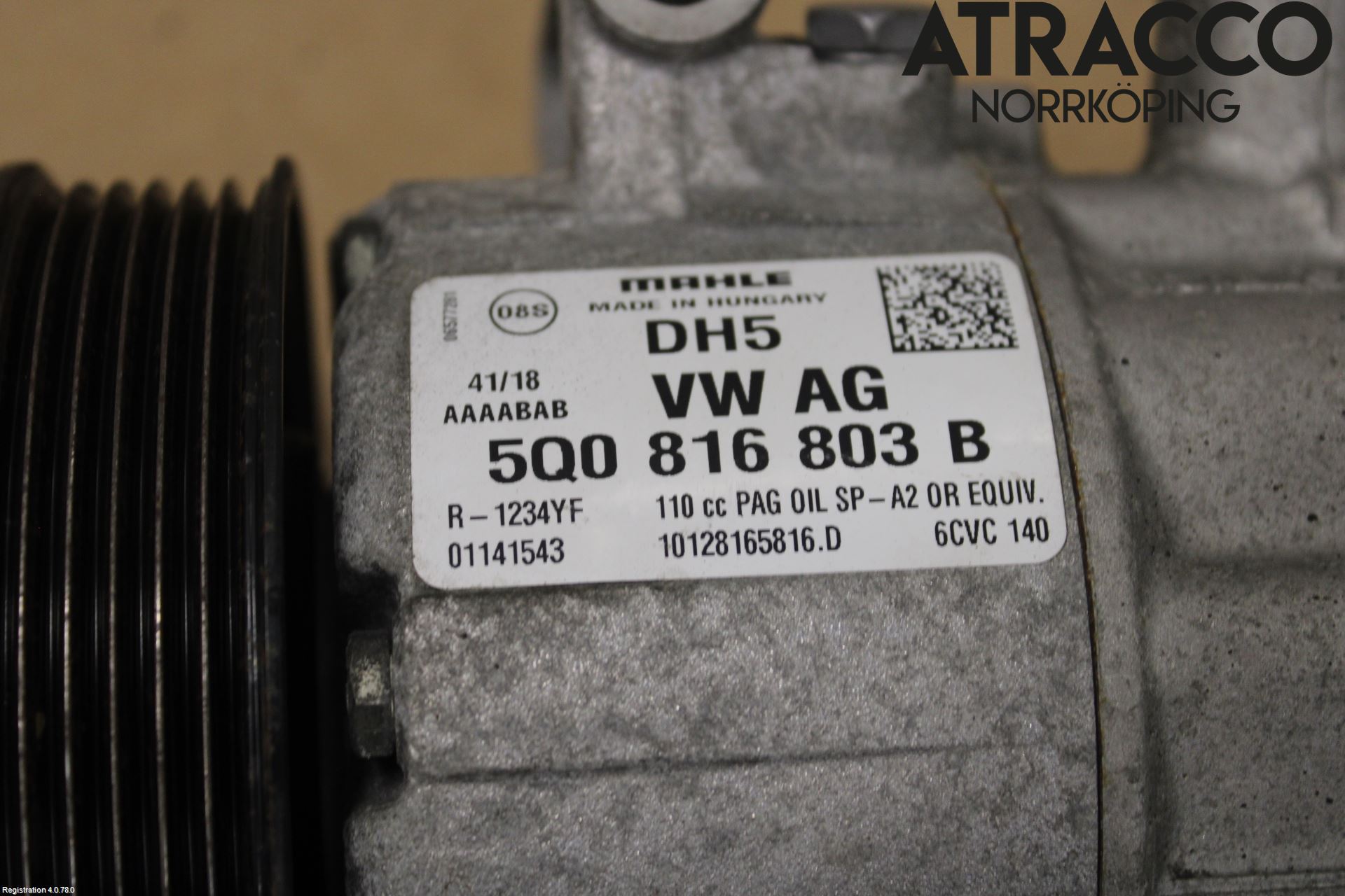 Volkswagen VW GOLF / E-GOLF VII 13-20 Ac Kompressor