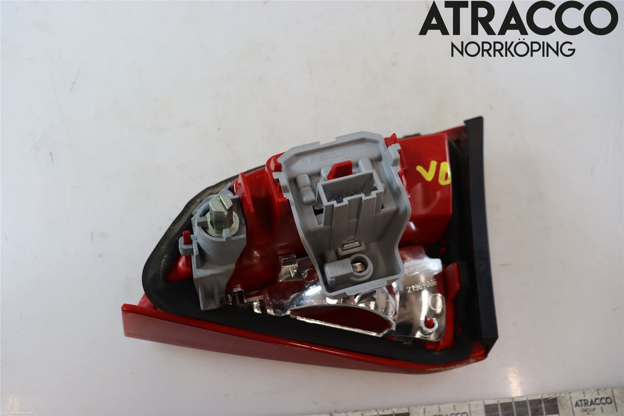 Audi A4/S4 08-11 Bakljus Lucka Vä