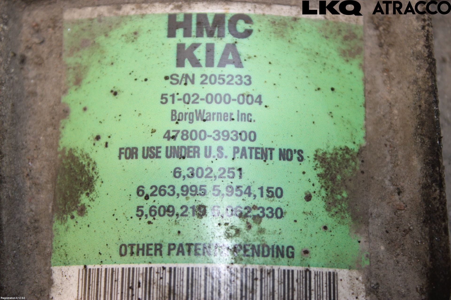 Hyundai SANTA FE  06-12 Bakväxel-Diff