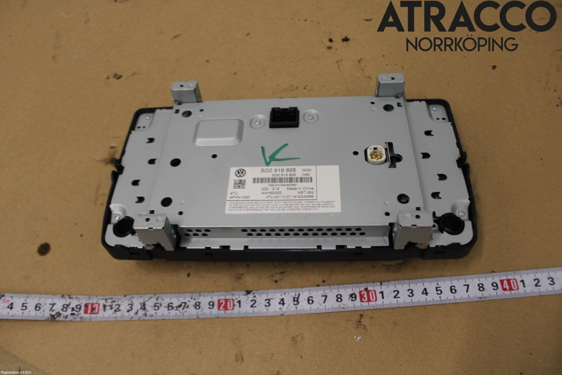 Volkswagen VW GOLF / E-GOLF VII 13-20 Multifunktionsdisplay