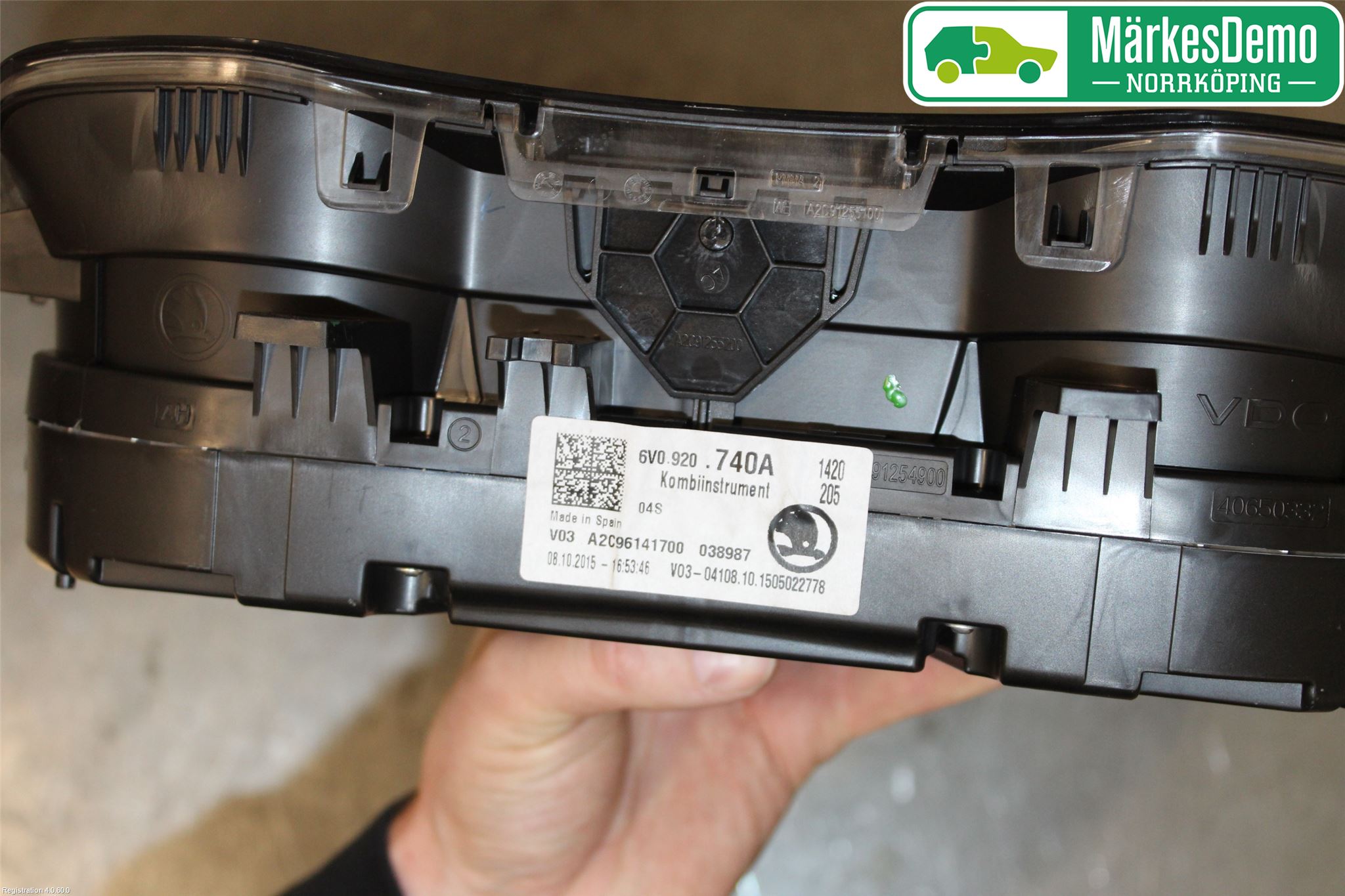 Skoda FABIA 15-21 Instrument Komb
