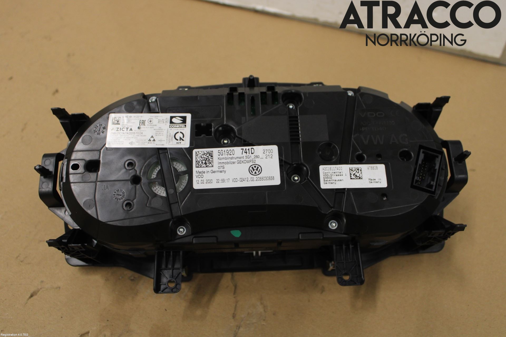 Volkswagen VW GOLF / E-GOLF VII 13-20 Instrument Komb