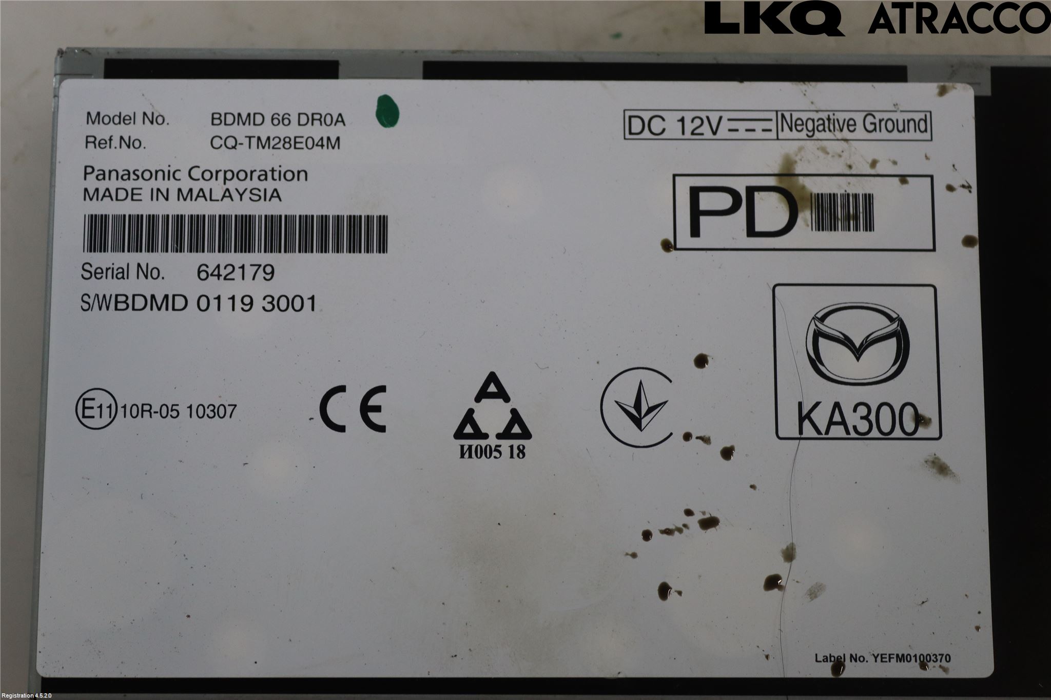 Mazda CX-30 20- Cd Radio - Multimediapanel
