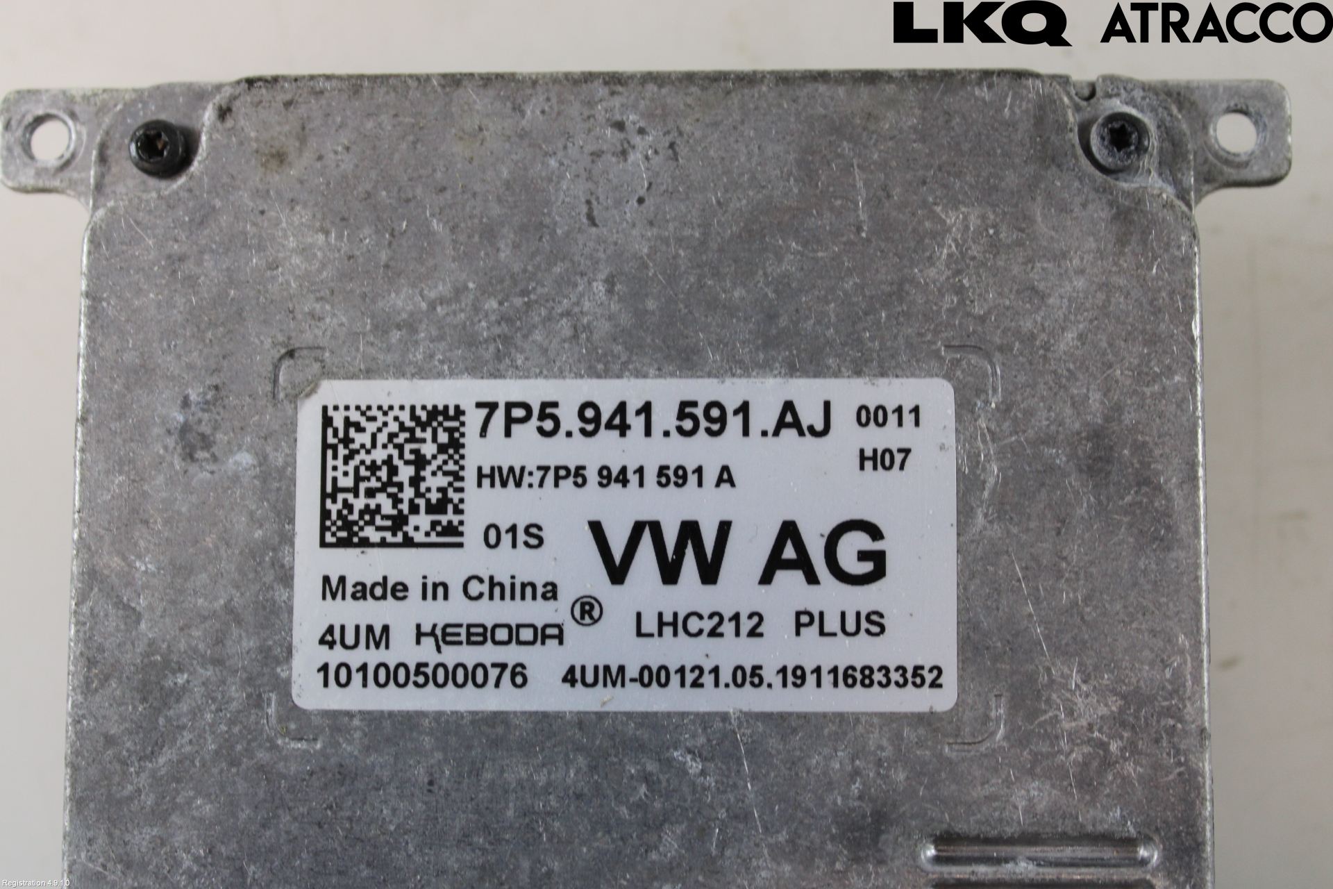 Volkswagen VW GOLF / E-GOLF VII 13-20 Styrenhet Strålkastare