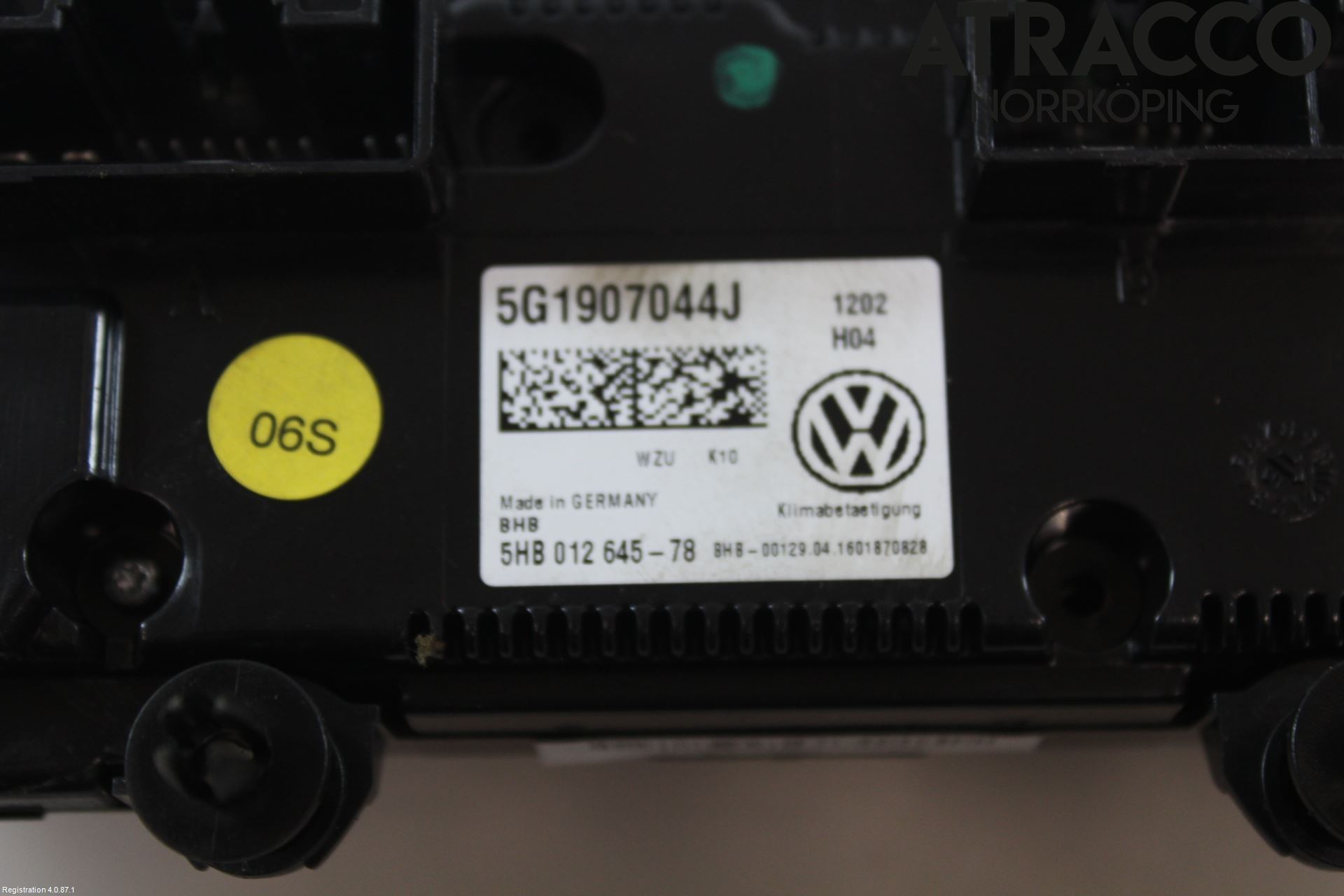 Volkswagen VW PASSAT 15-19 Värmereglage