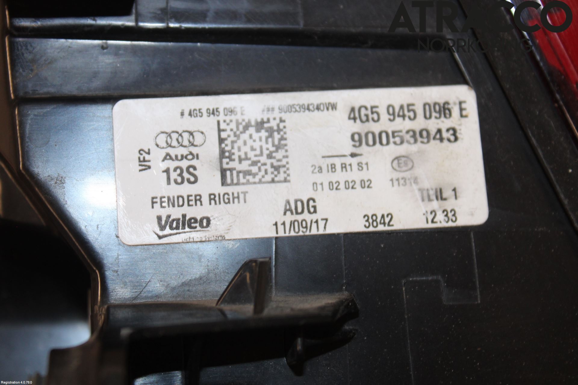 Audi A6/S6 4G 11-18 Bakljus Höger