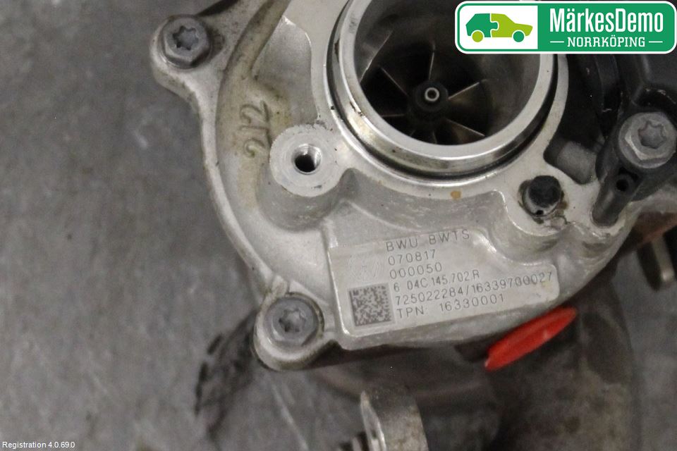 Volkswagen VW GOLF / E-GOLF VII 13-20 Turboaggregat