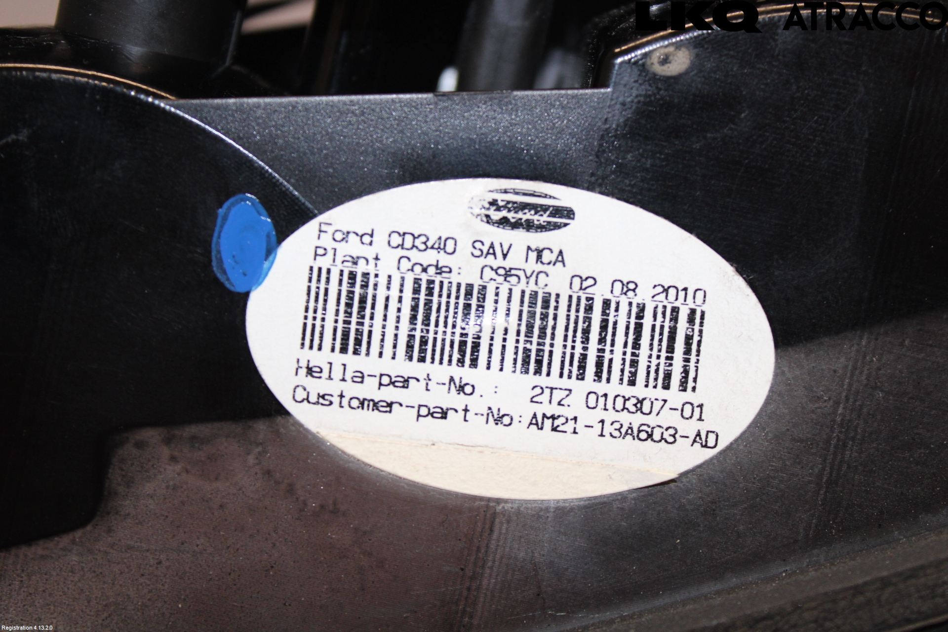 Ford S-MAX 06-15 Bakljus Lucka Vä