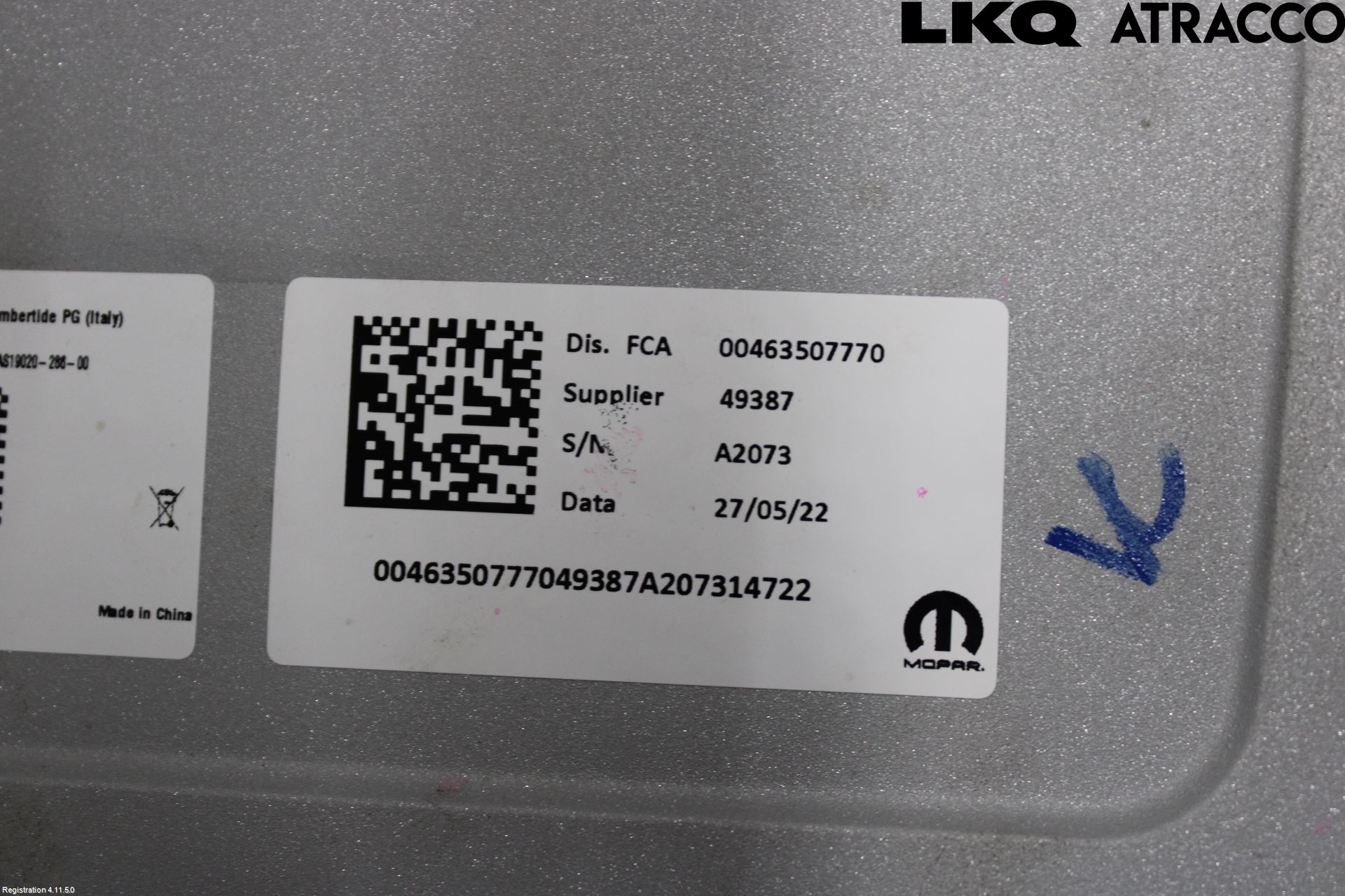 Fiat DUCATO 15-23 Batteriladdare Högspänning