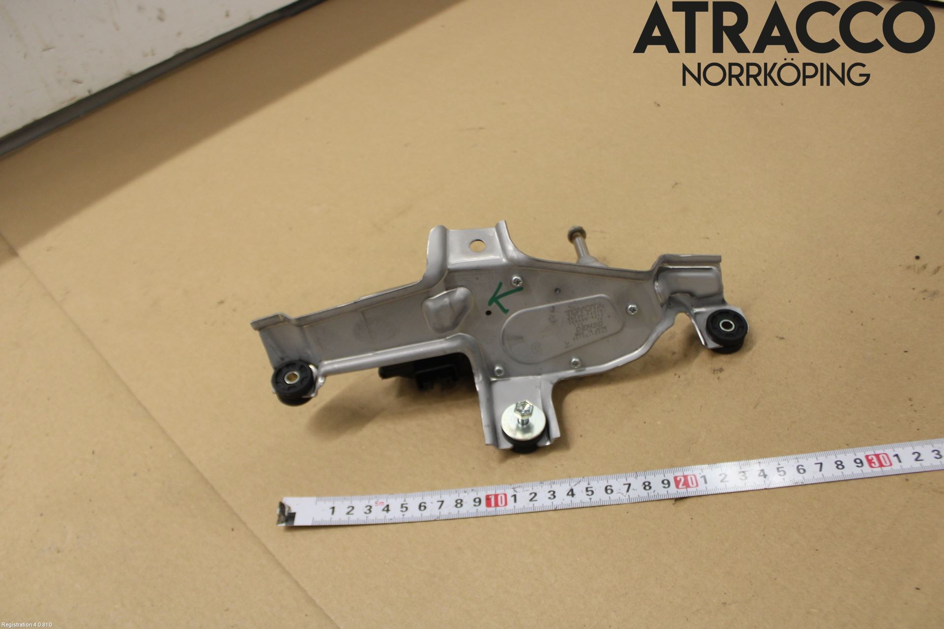 Toyota C-HR 16-23 Torkarmotor Baklucka