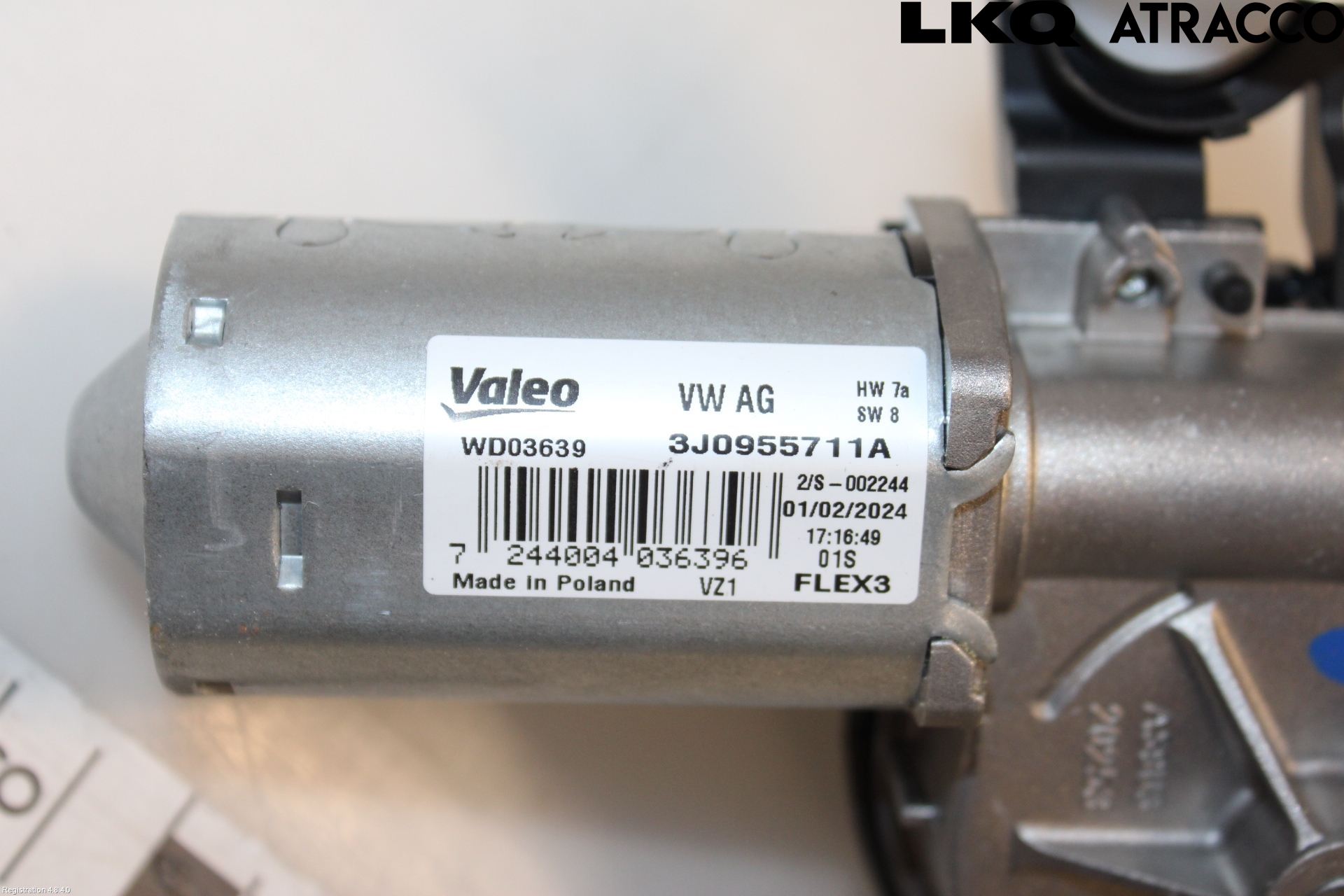 Volkswagen VW PASSAT 24- Torkarmotor Baklucka