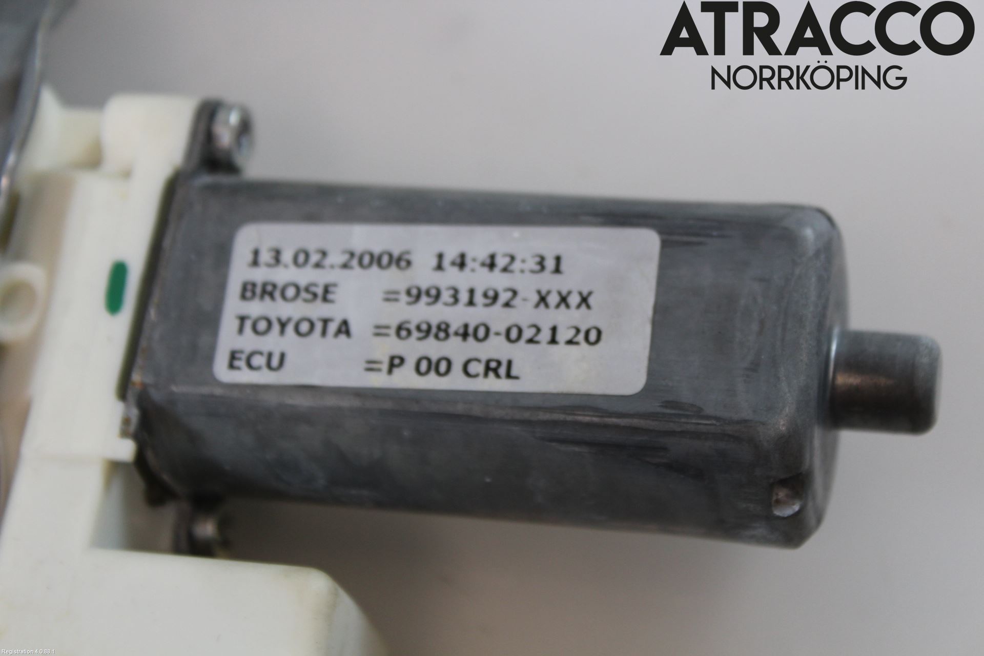 Toyota COROLLA 02-07 Fönsterhiss El Kompl