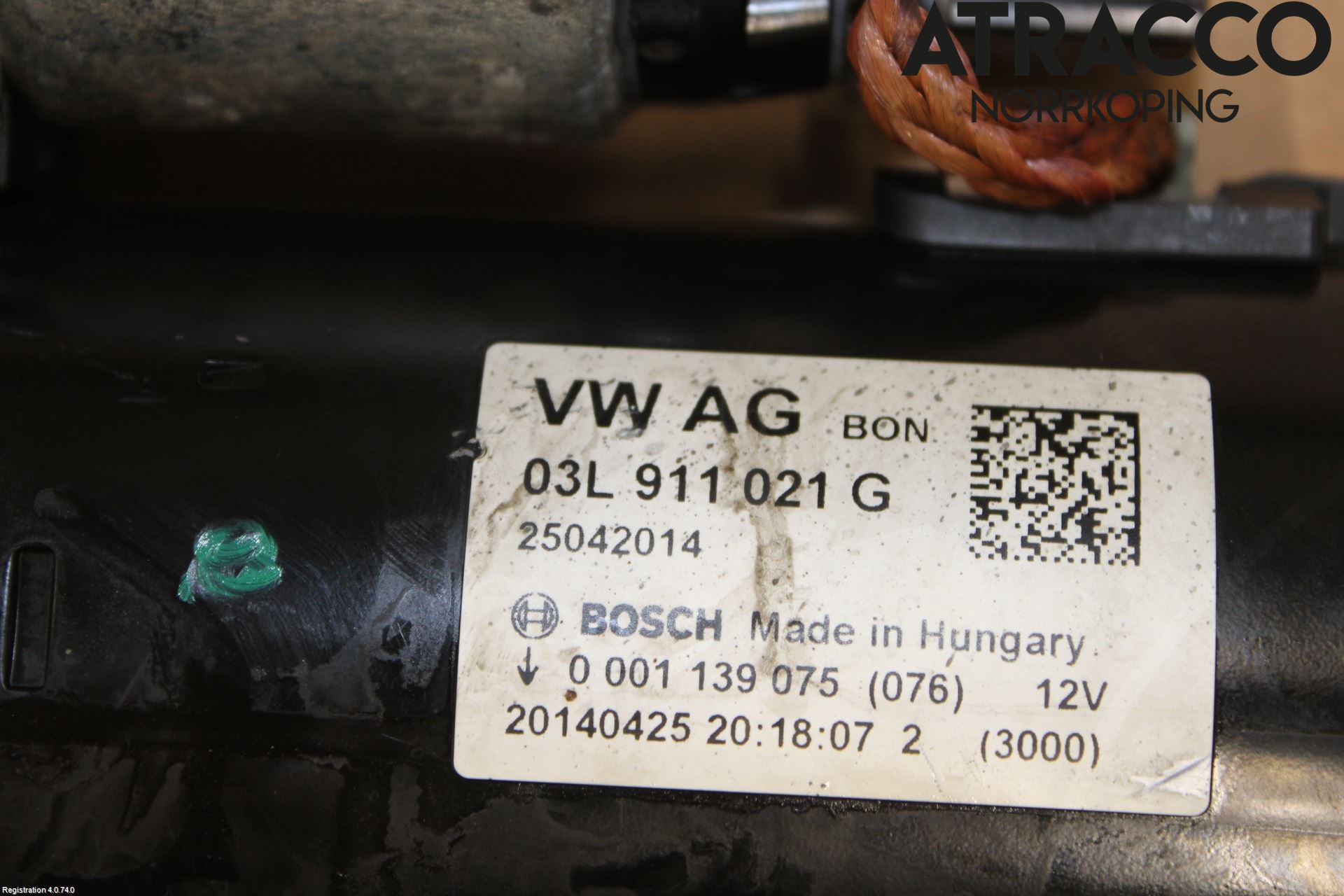 Audi A4 12-15 Startmotor Diesel