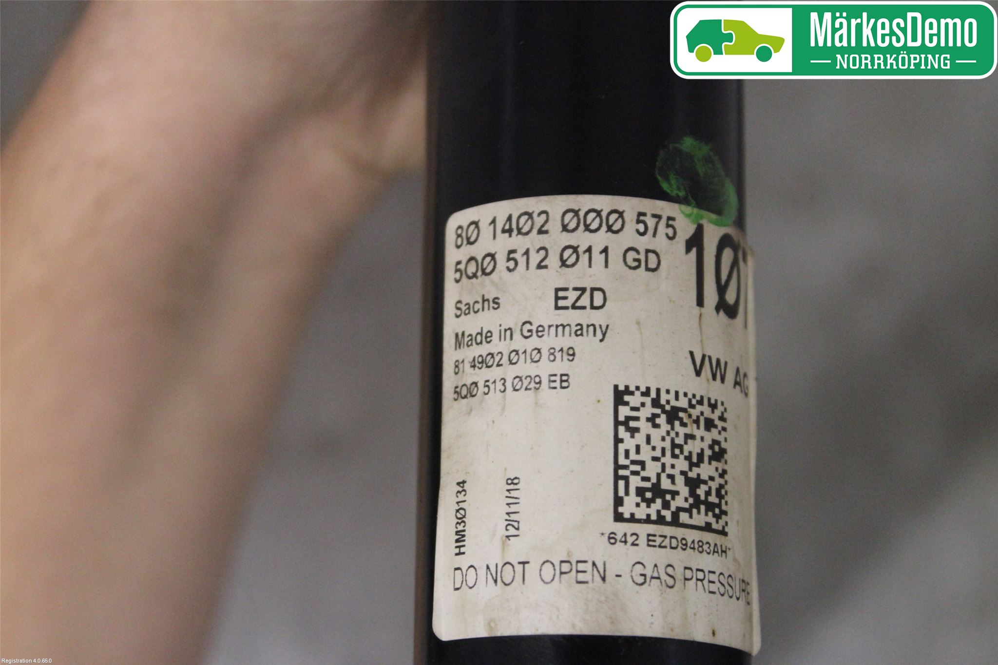 Audi A3/S3 8V 13-20 Stötdämpare Bak