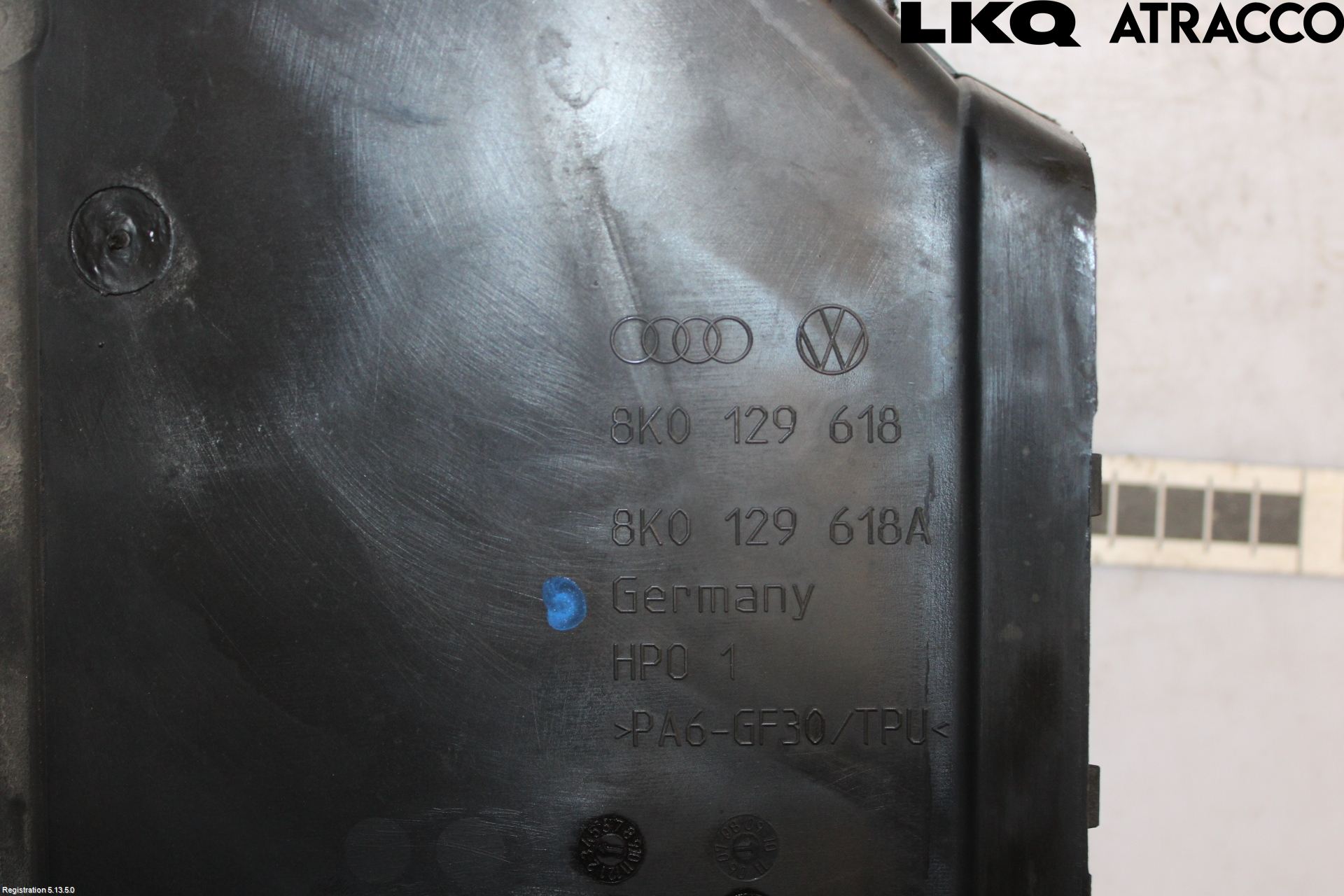 Audi A5 07-16 Deflektor Plåt-Plast Kylning